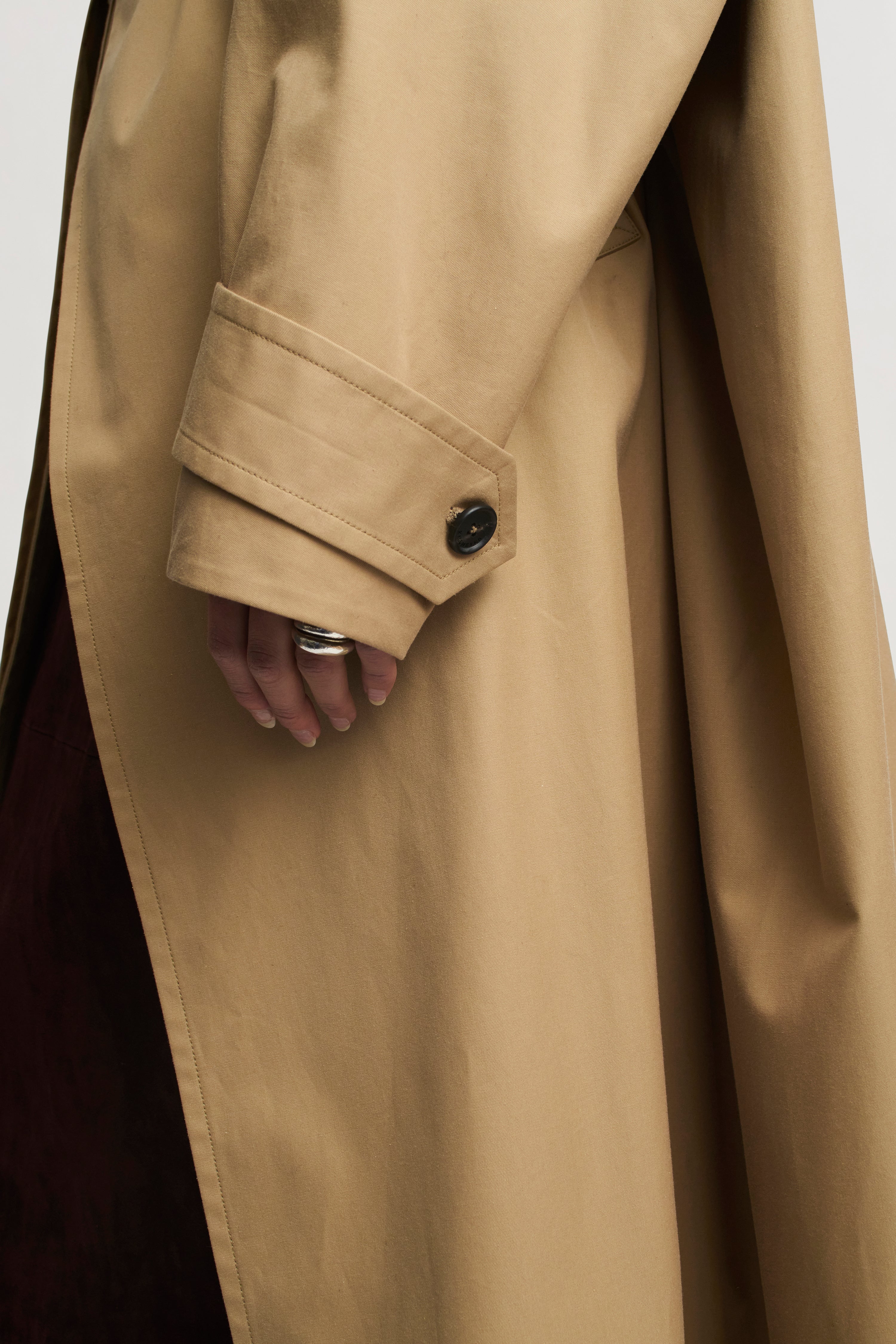 Gabin Trench in Weatherproof Twill