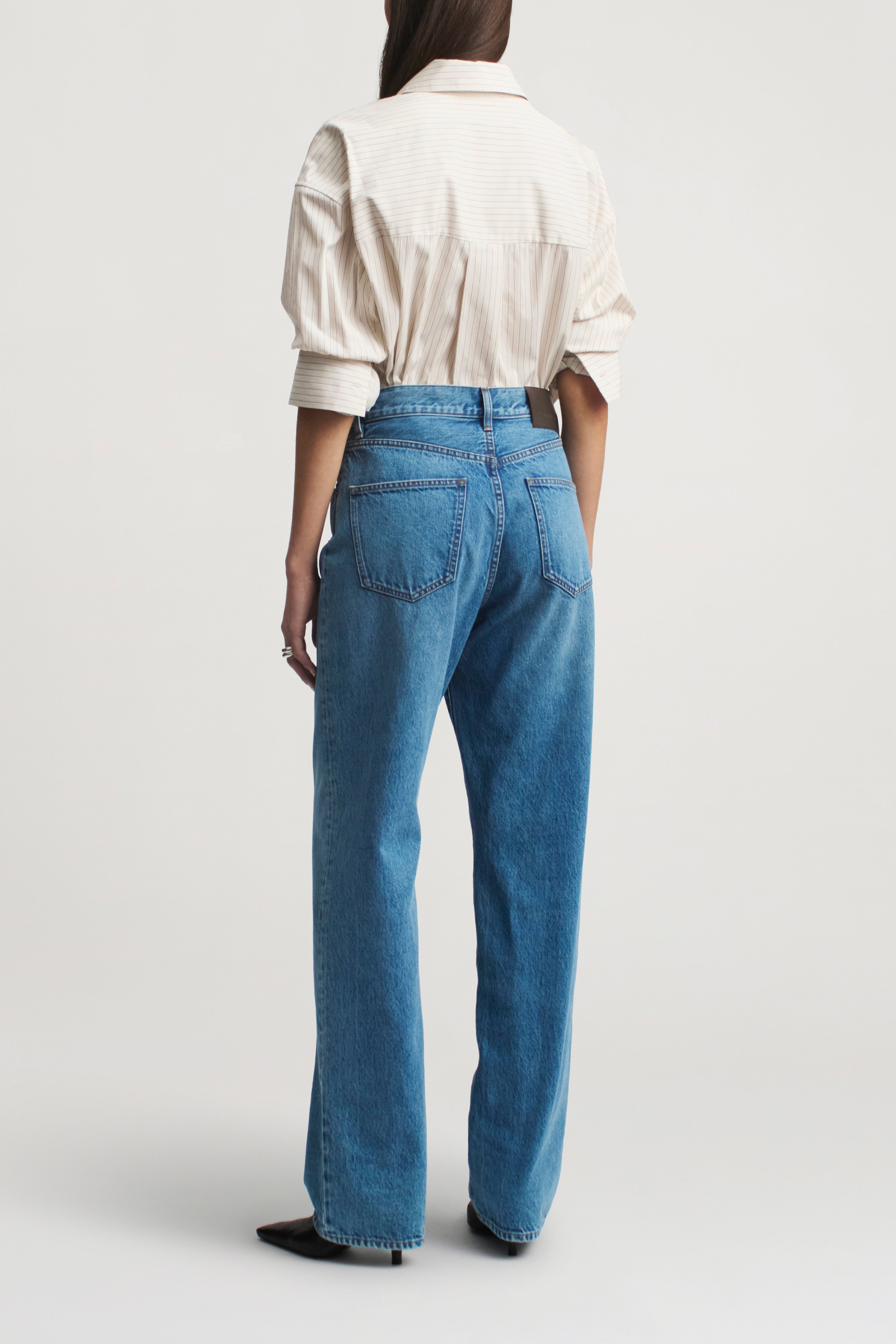Temple Straight Leg in Cotton Denim