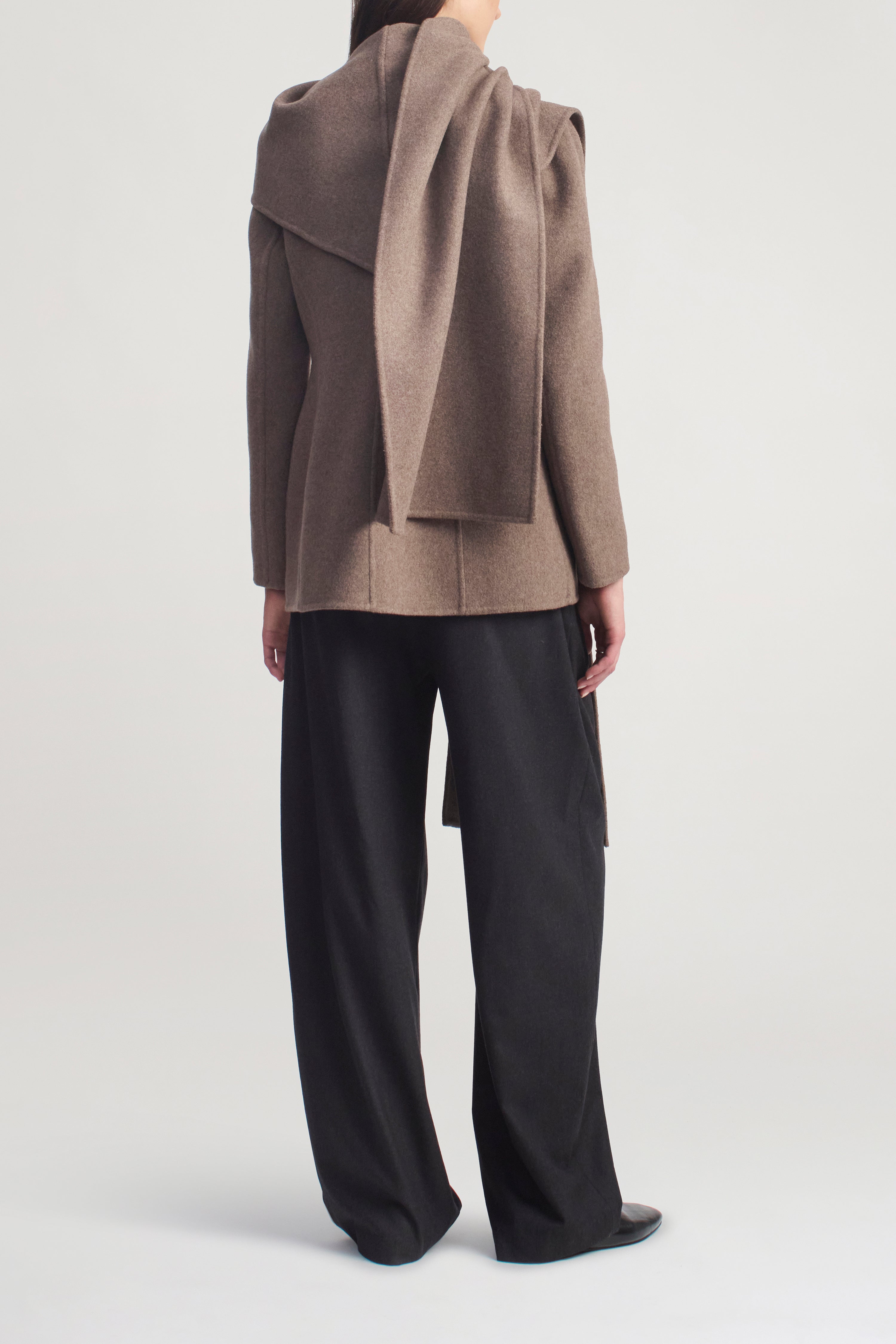 Sablier Scarf Blazer in Cashmere Wool Blend