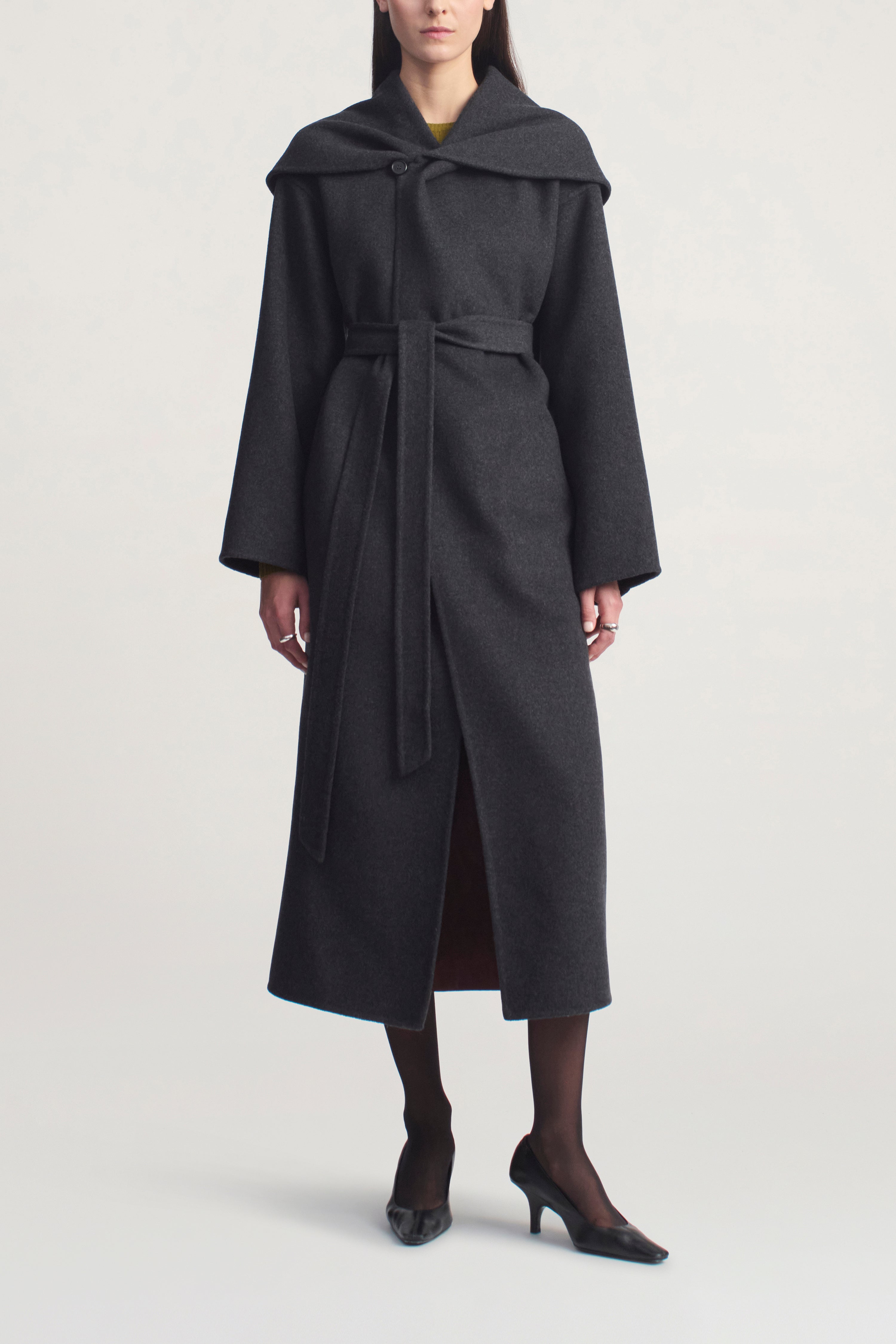 Dorothy Robe Coat in Virgin Wool