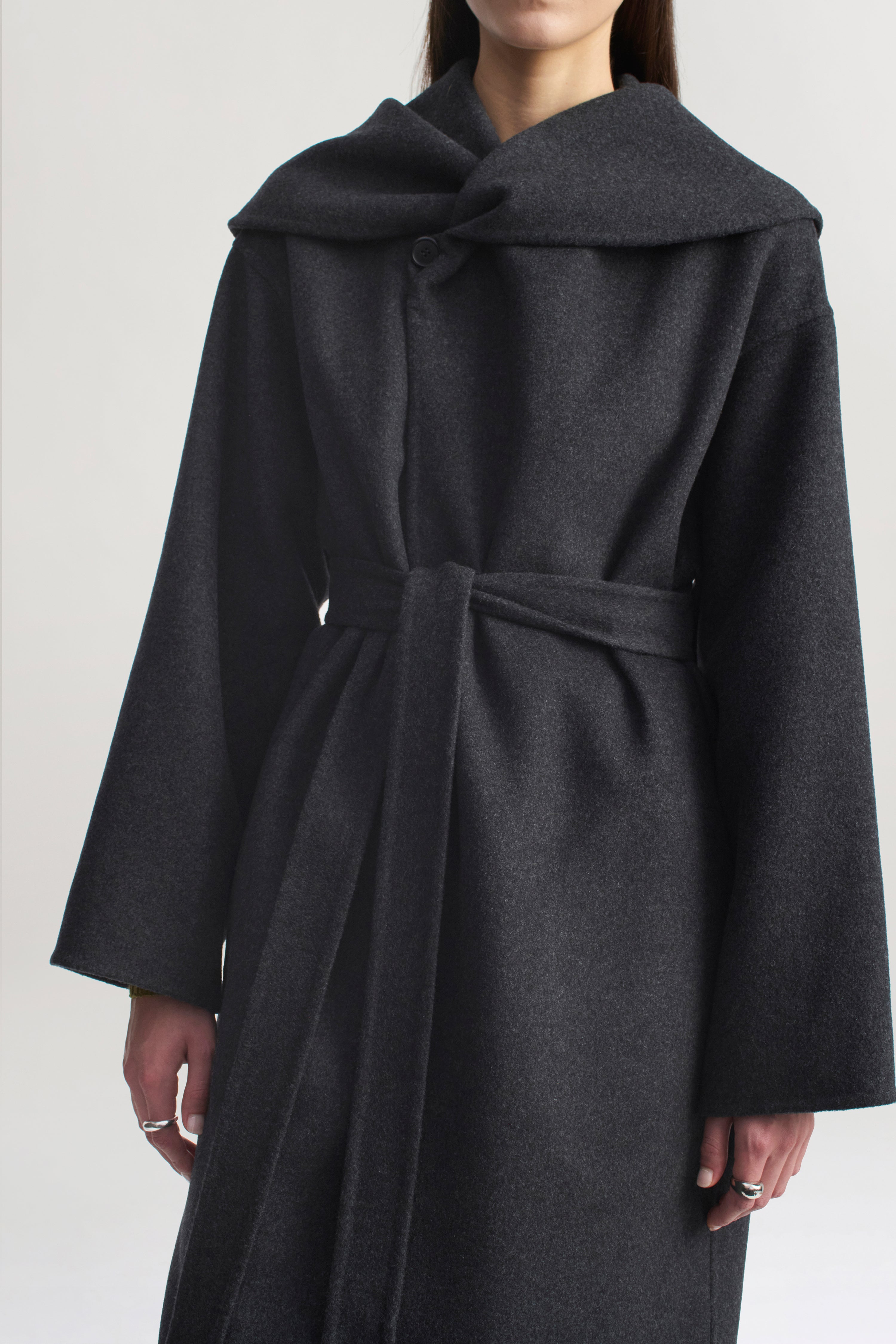 Dorothy Robe Coat in Virgin Wool