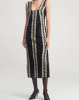 Ivette Dress in Beaded Deco