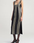 Ivette Dress in Beaded Deco