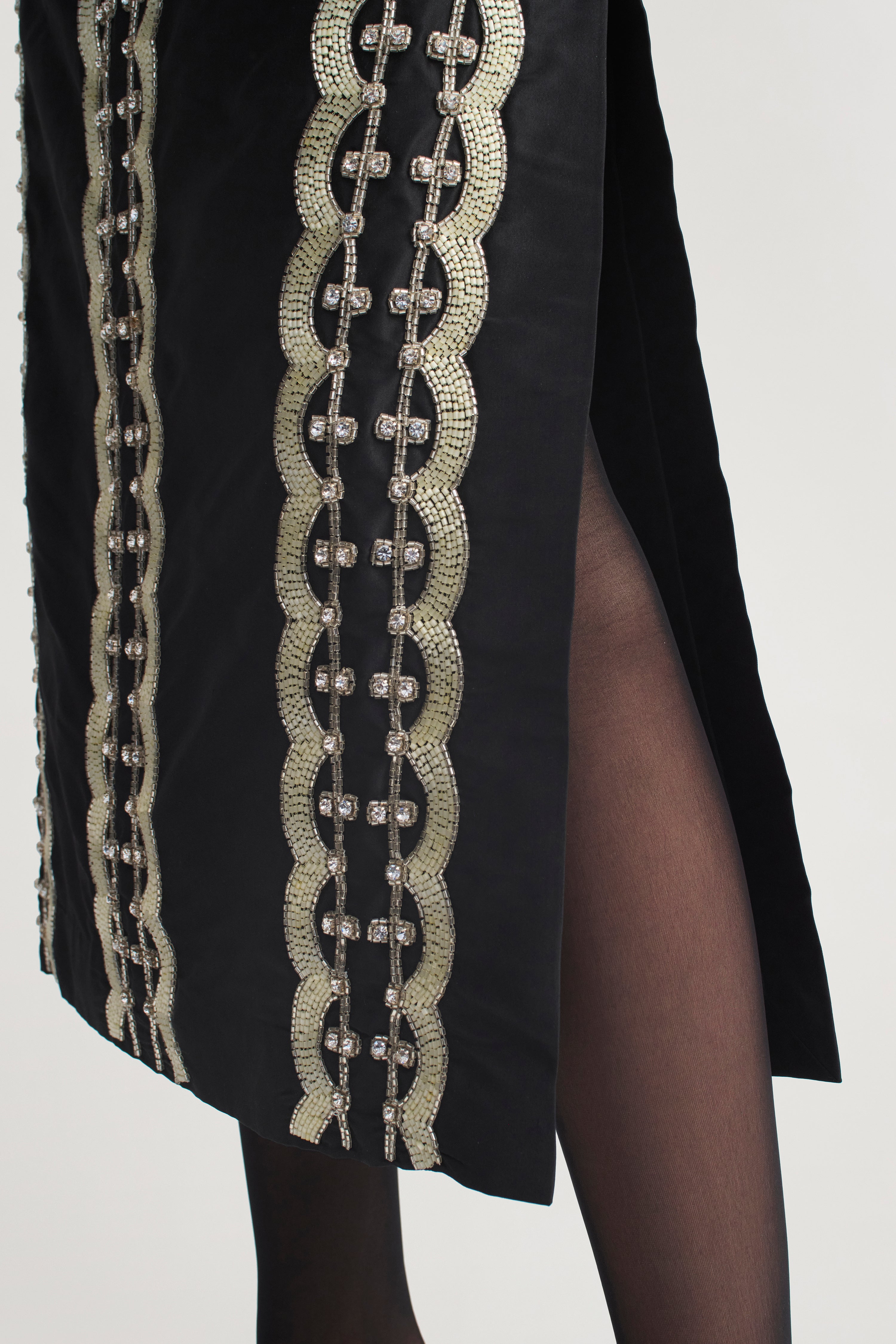Ivette Dress in Beaded Deco