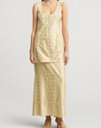 Reed Skirt in Beaded Deco