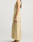 Elaiza Mini Dress in Beaded Deco