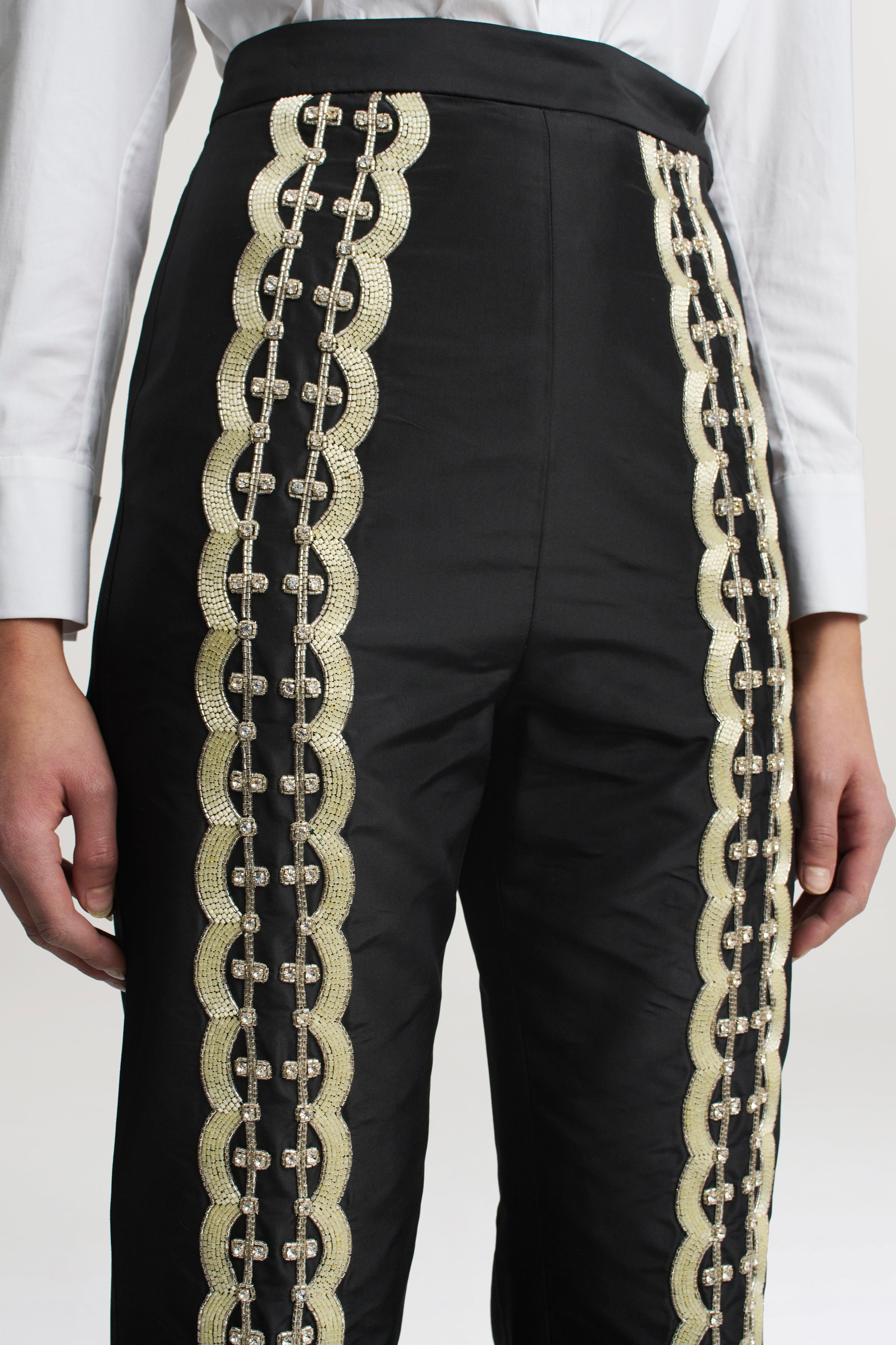 Nadja Trouser in Beaded Deco