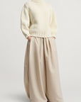 Bruno Funnel Neck in Heavy-Spun Wool