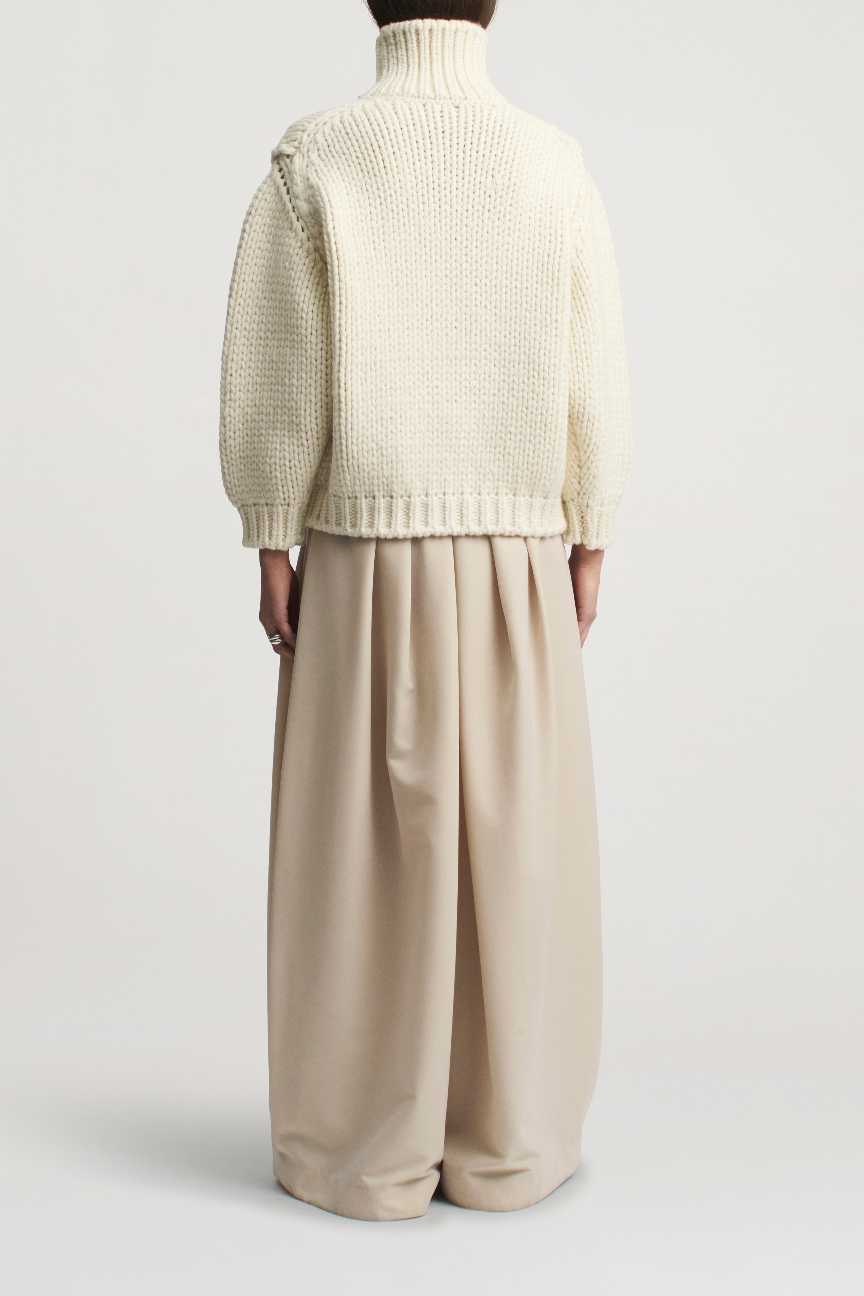 Bruno Funnel Neck in Heavy-Spun Wool