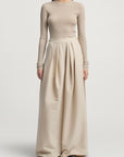 Cecilia Opera Pant in Wool Gazar