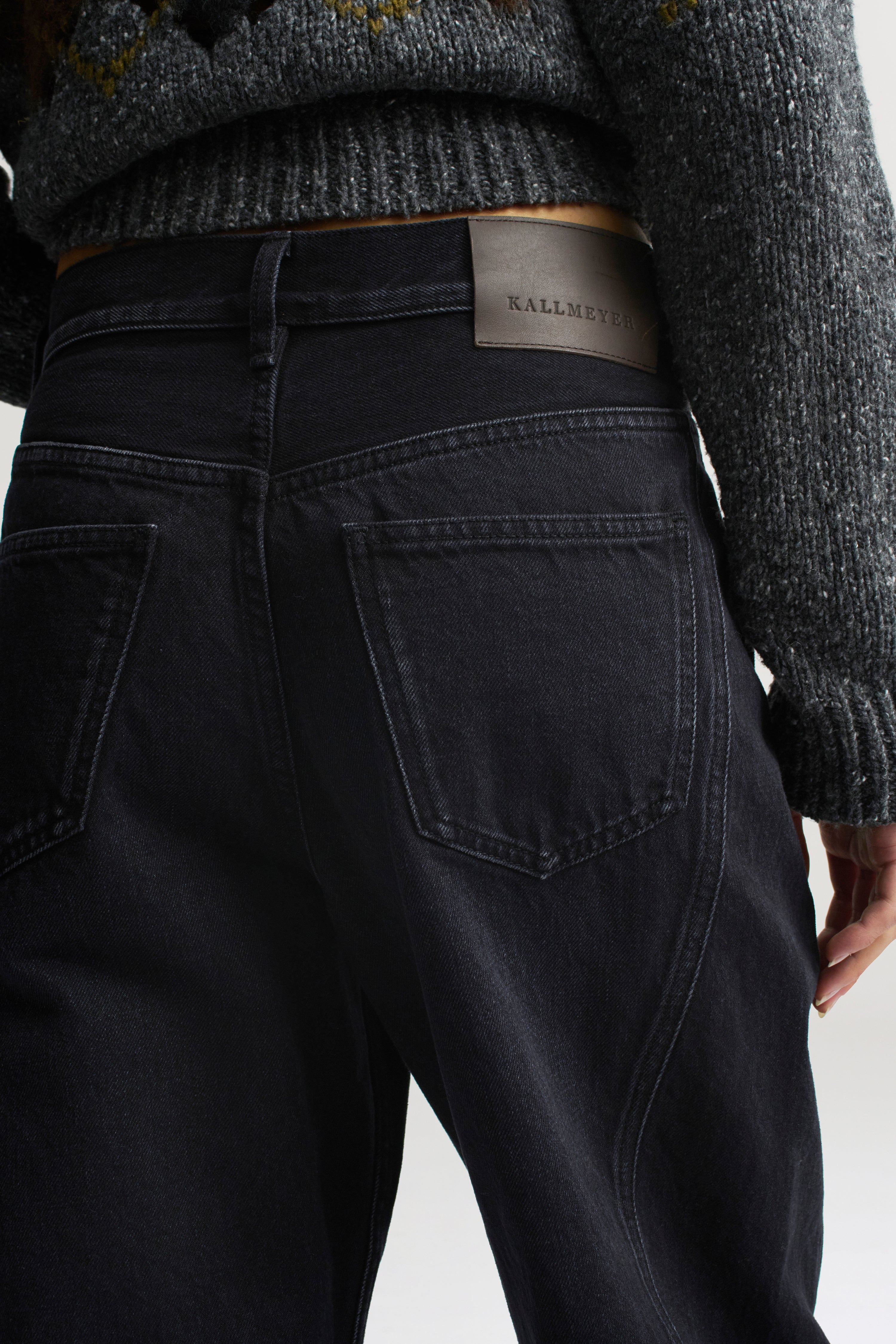 Callum Barrel Jean in Cotton Denim