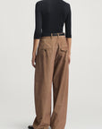 Finn Short Sleeve Turtleneck in Matte Viscose