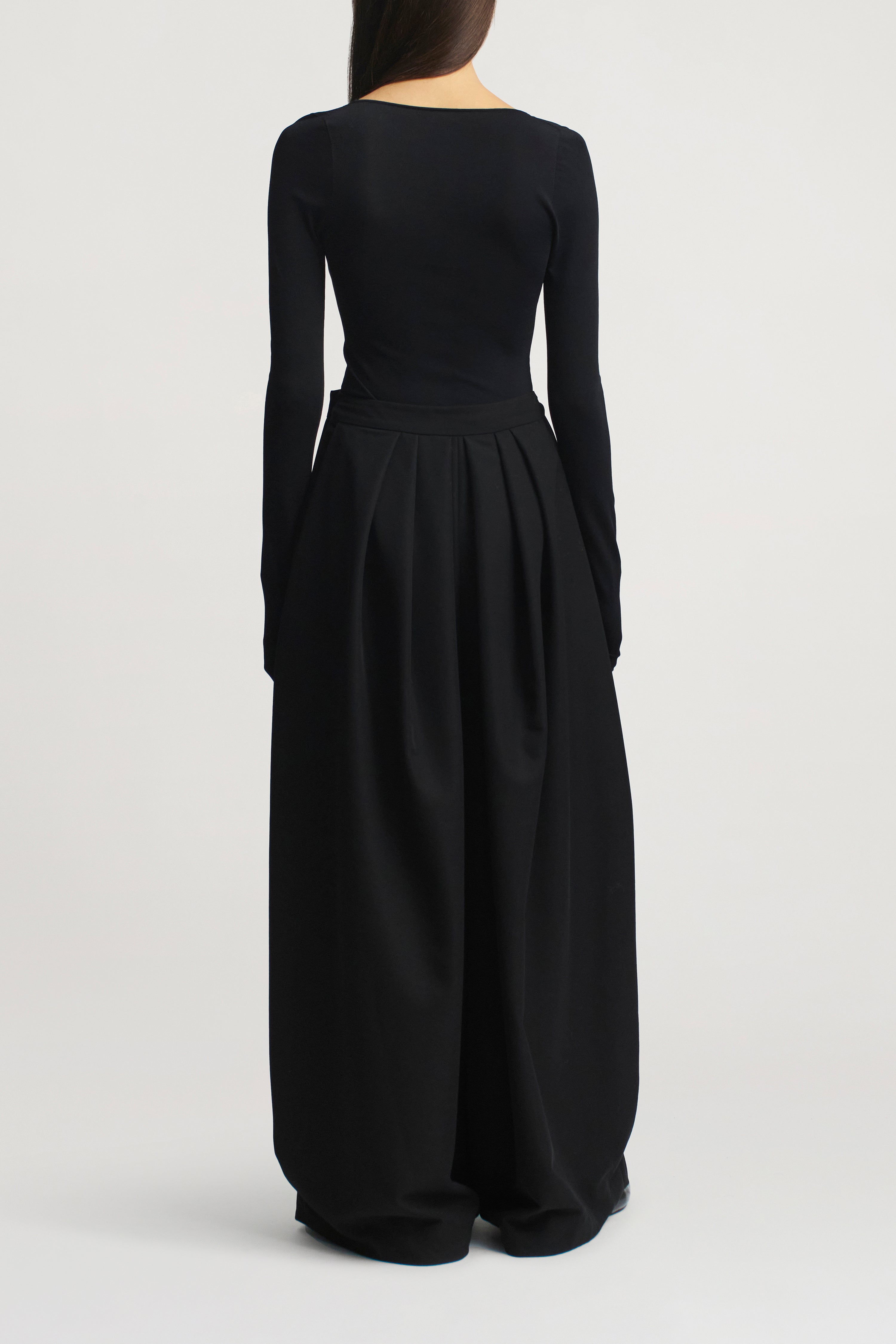 Cecilia Opera Pant in Wool Gazar