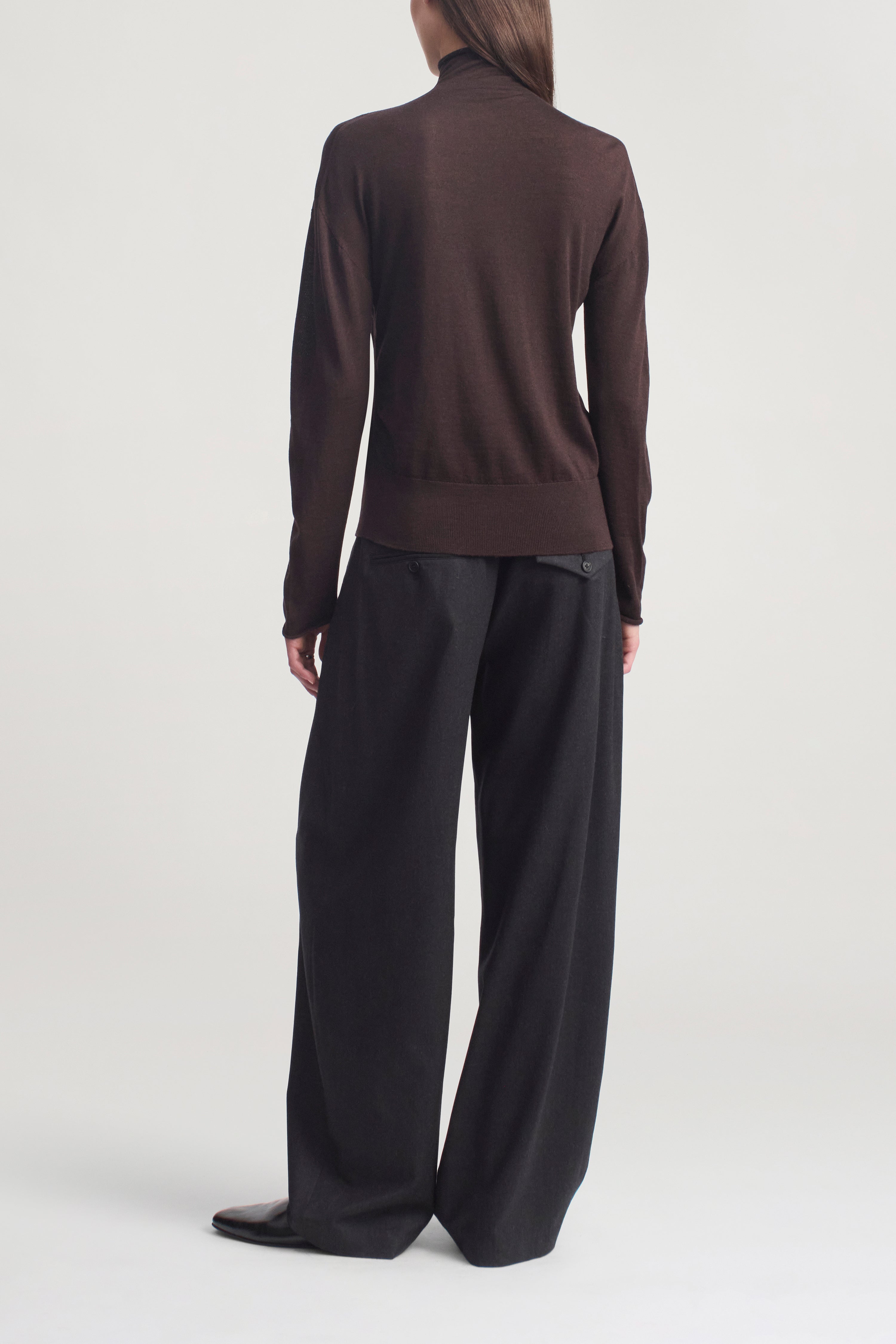 Leona Cardigan in Silk Wool