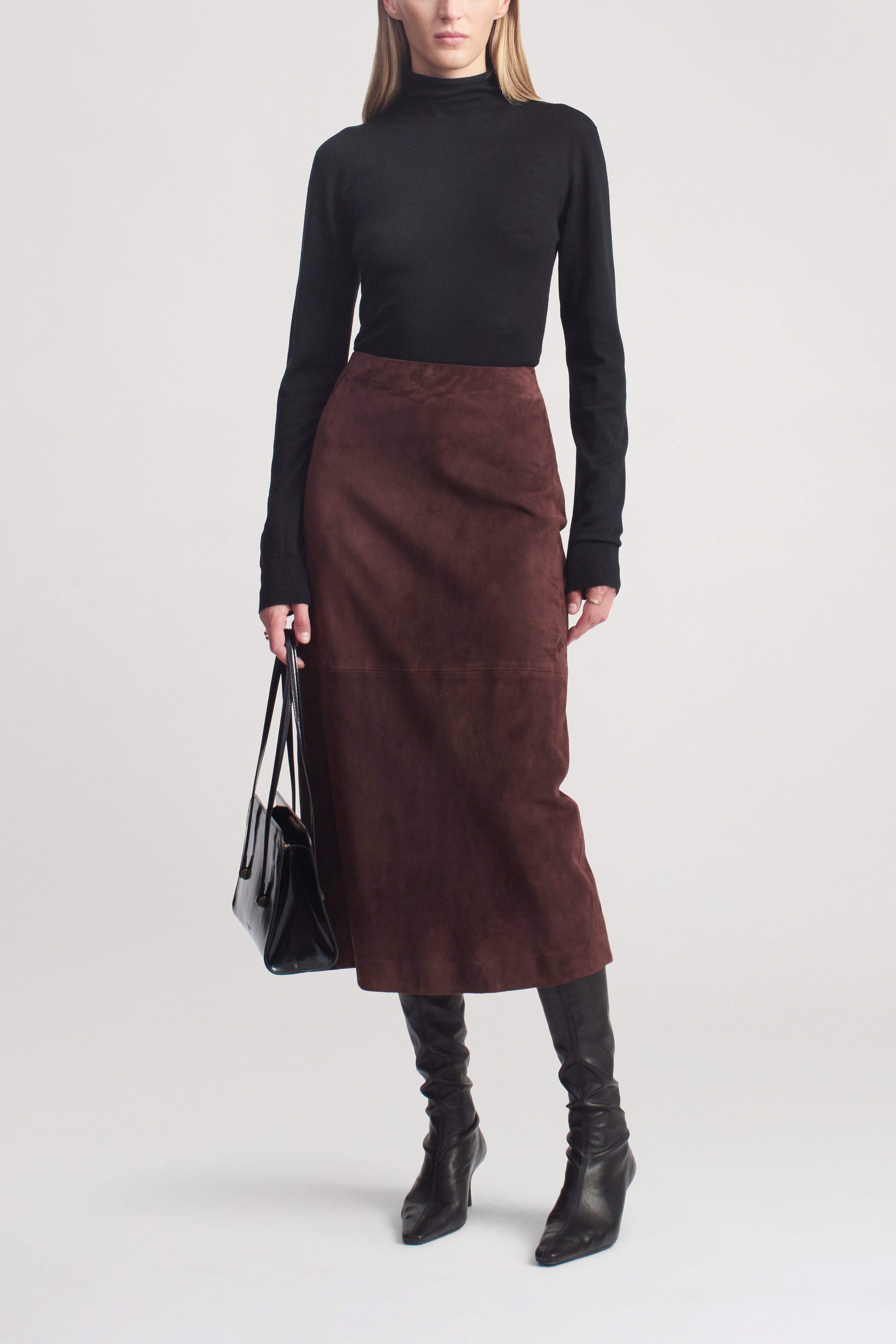 Idris Turtleneck in Silk Wool