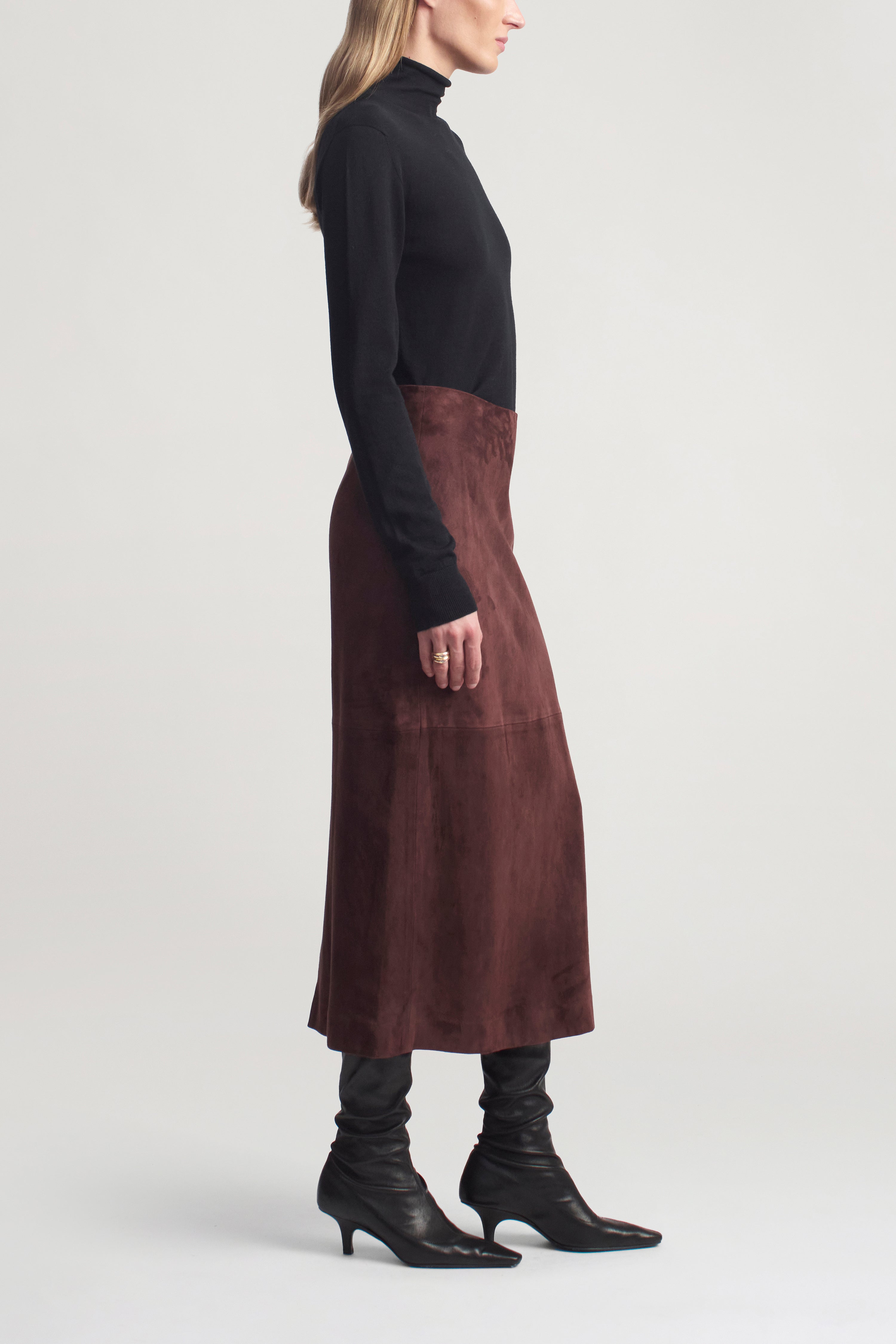 Idris Turtleneck in Silk Wool