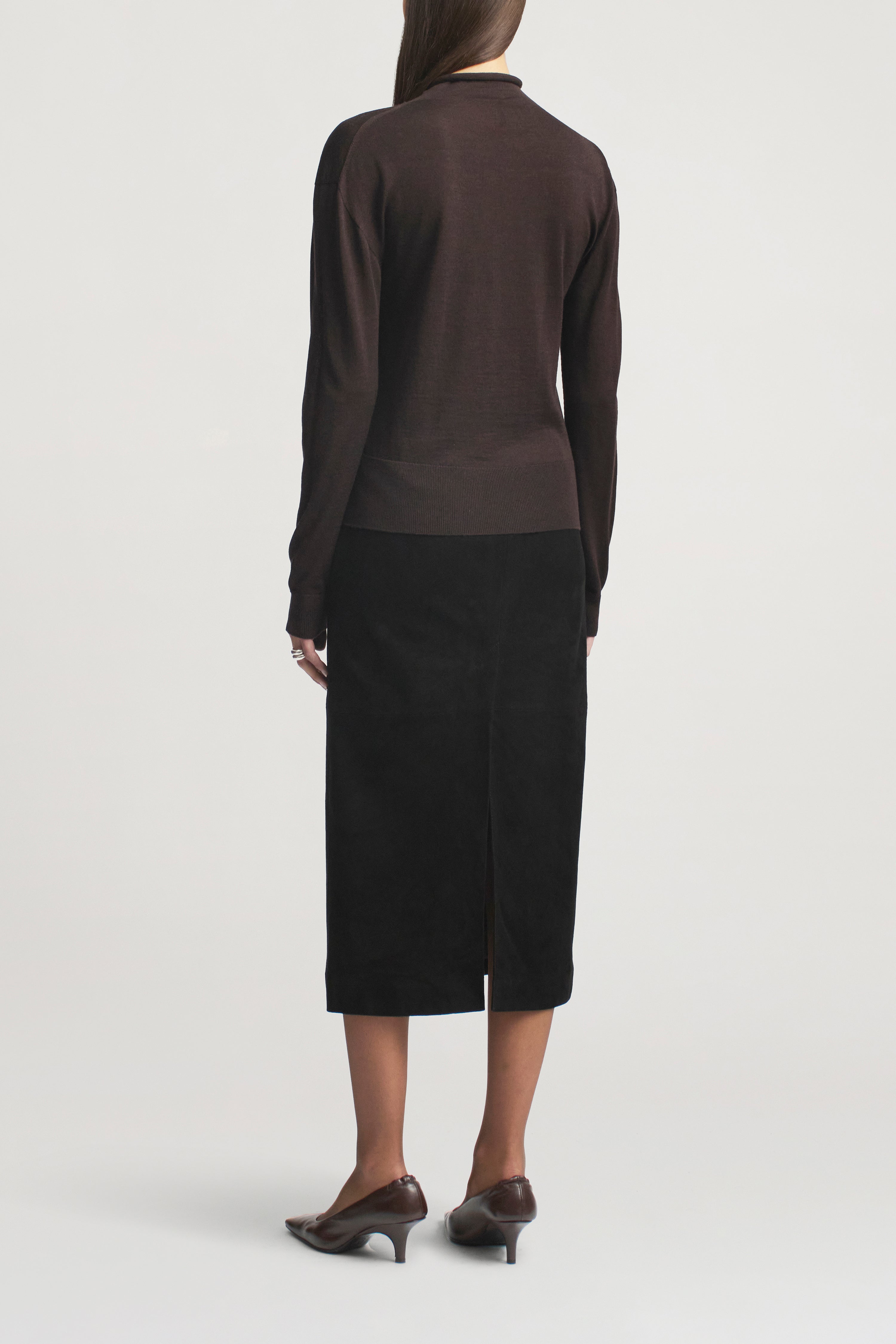 Idris Turtleneck in Silk Wool
