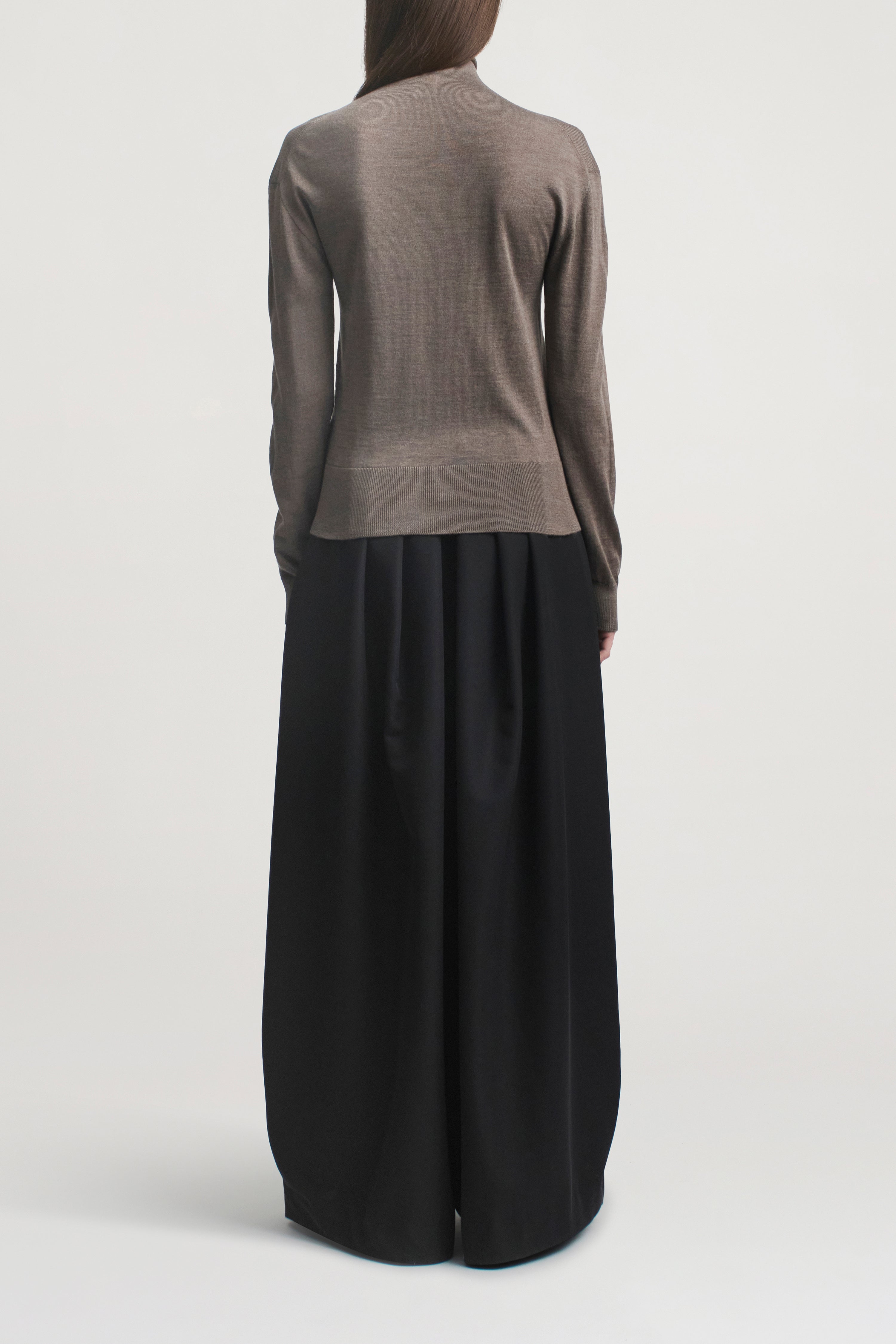Idris Turtleneck in Silk Wool