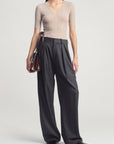 Pika Short Sleeve V-Neck in Superfine Pointelle