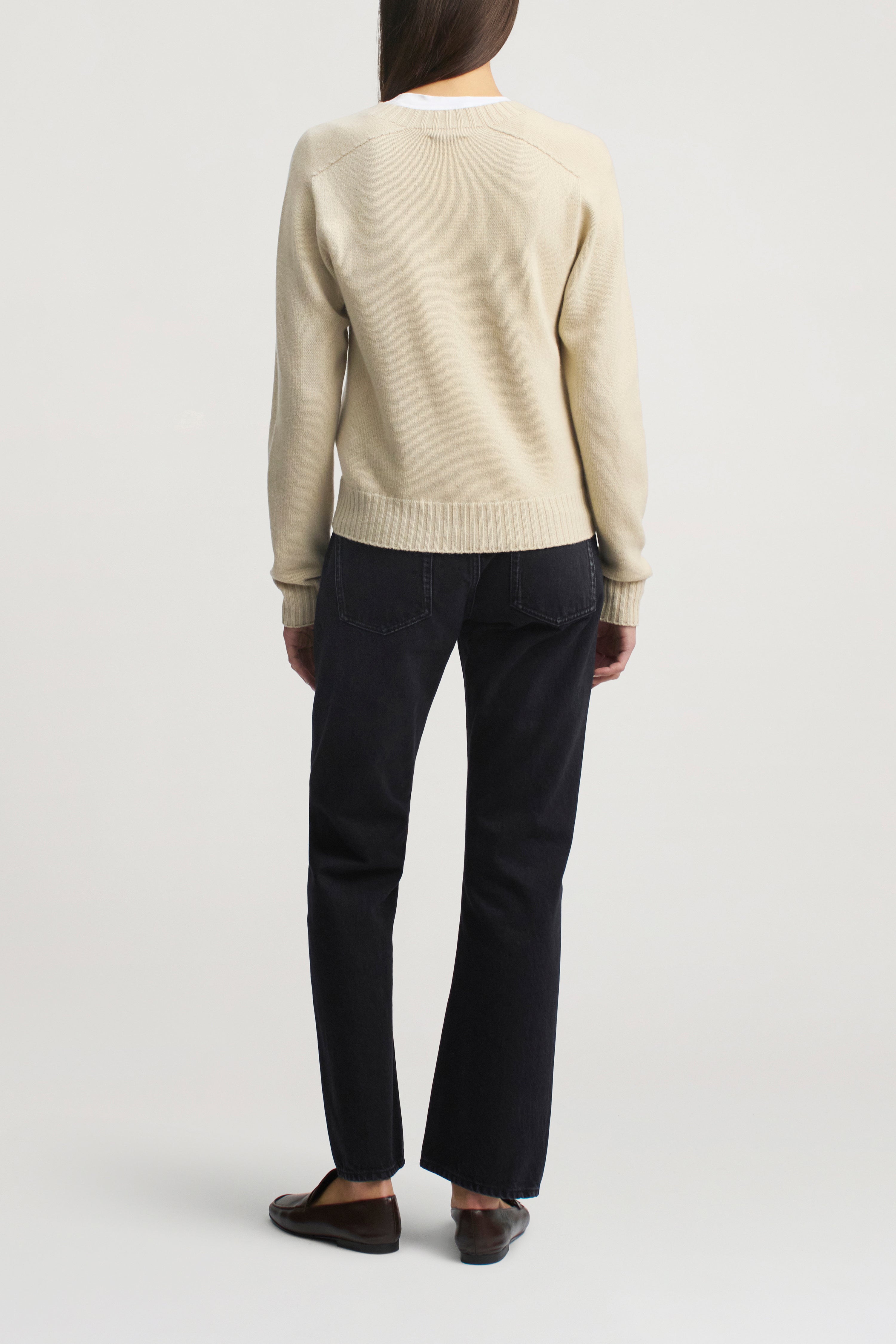 Nina Seamless Crewneck in Cashmere Wool