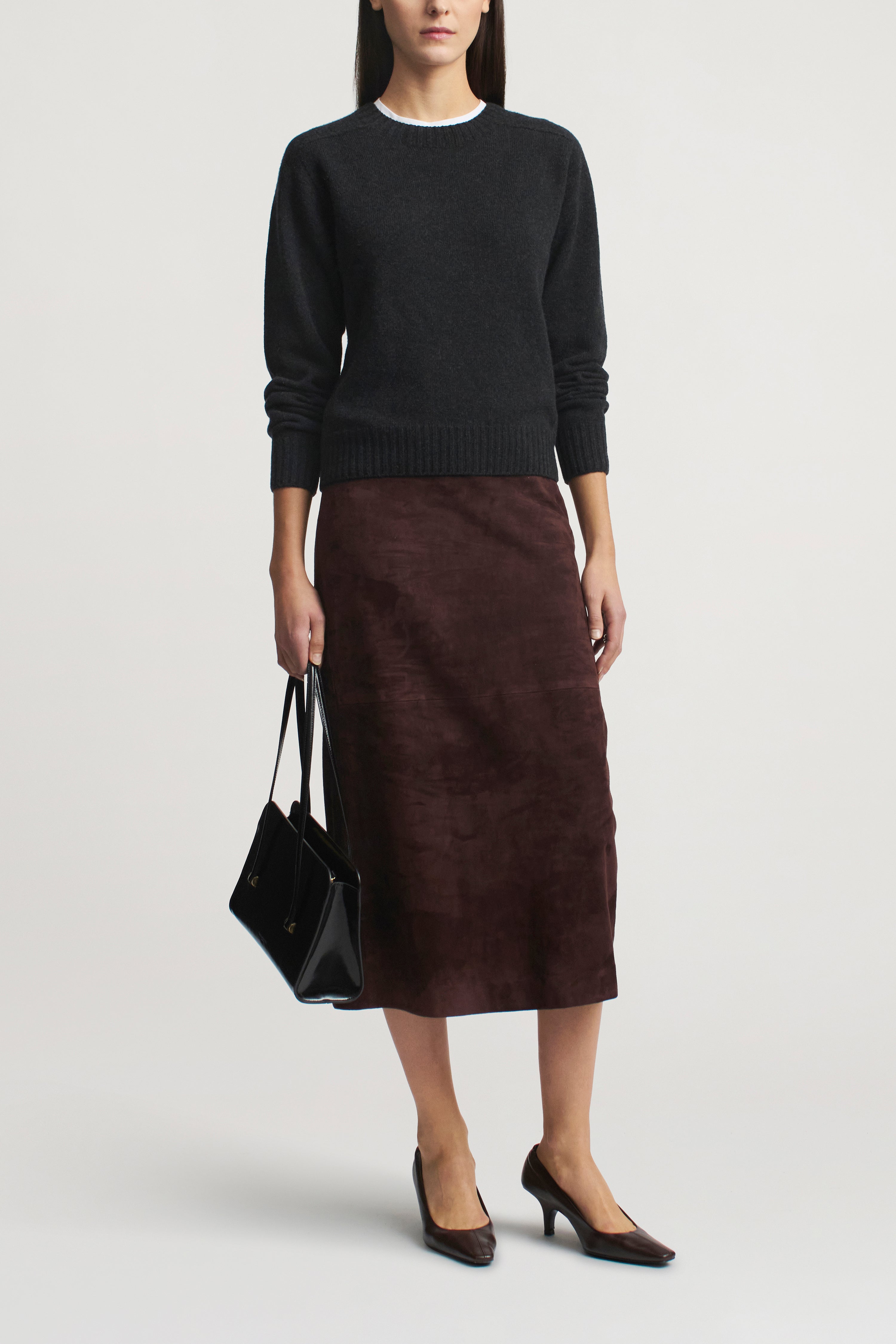 Nina Seamless Crewneck in Cashmere Wool