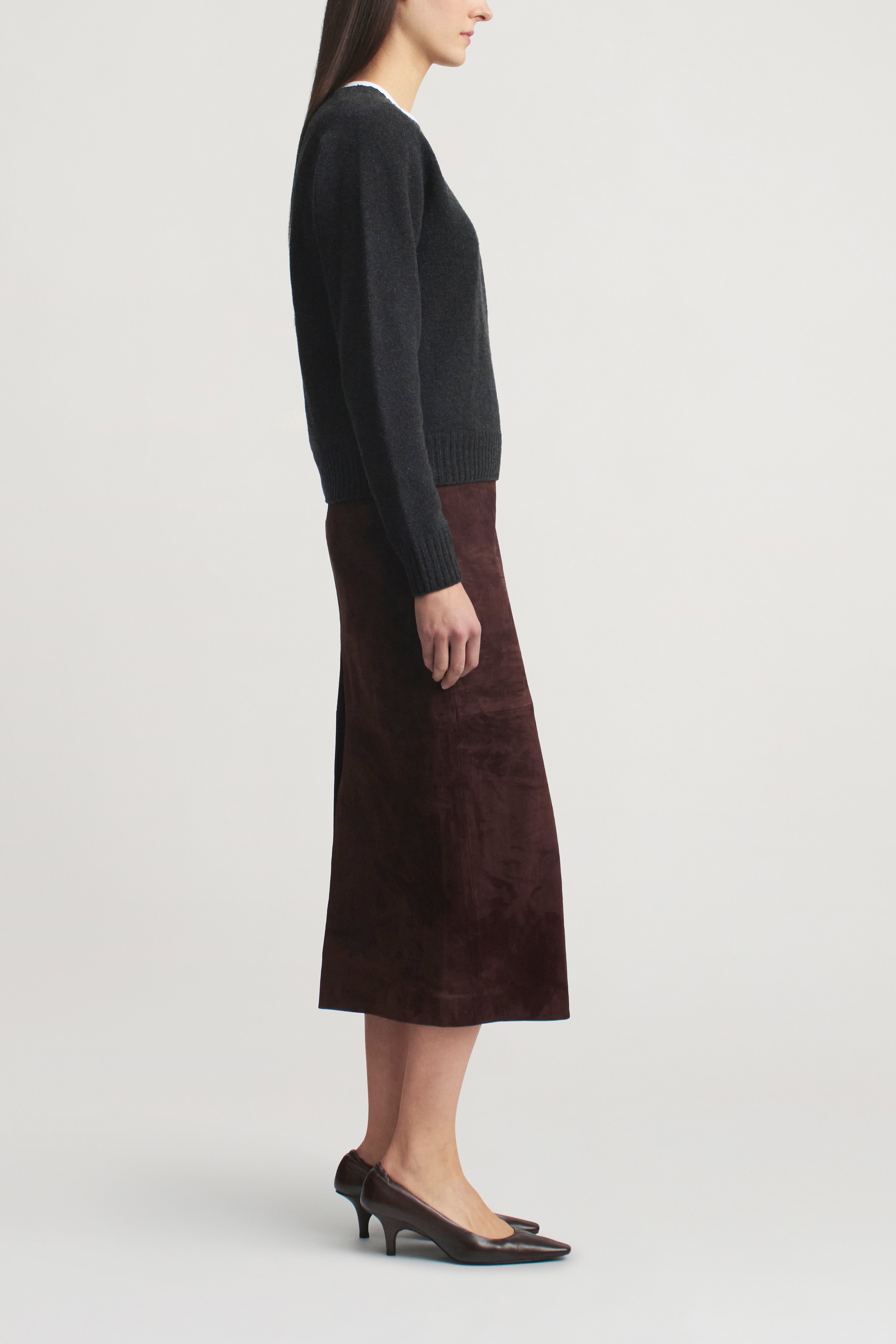 Nina Seamless Crewneck in Cashmere Wool