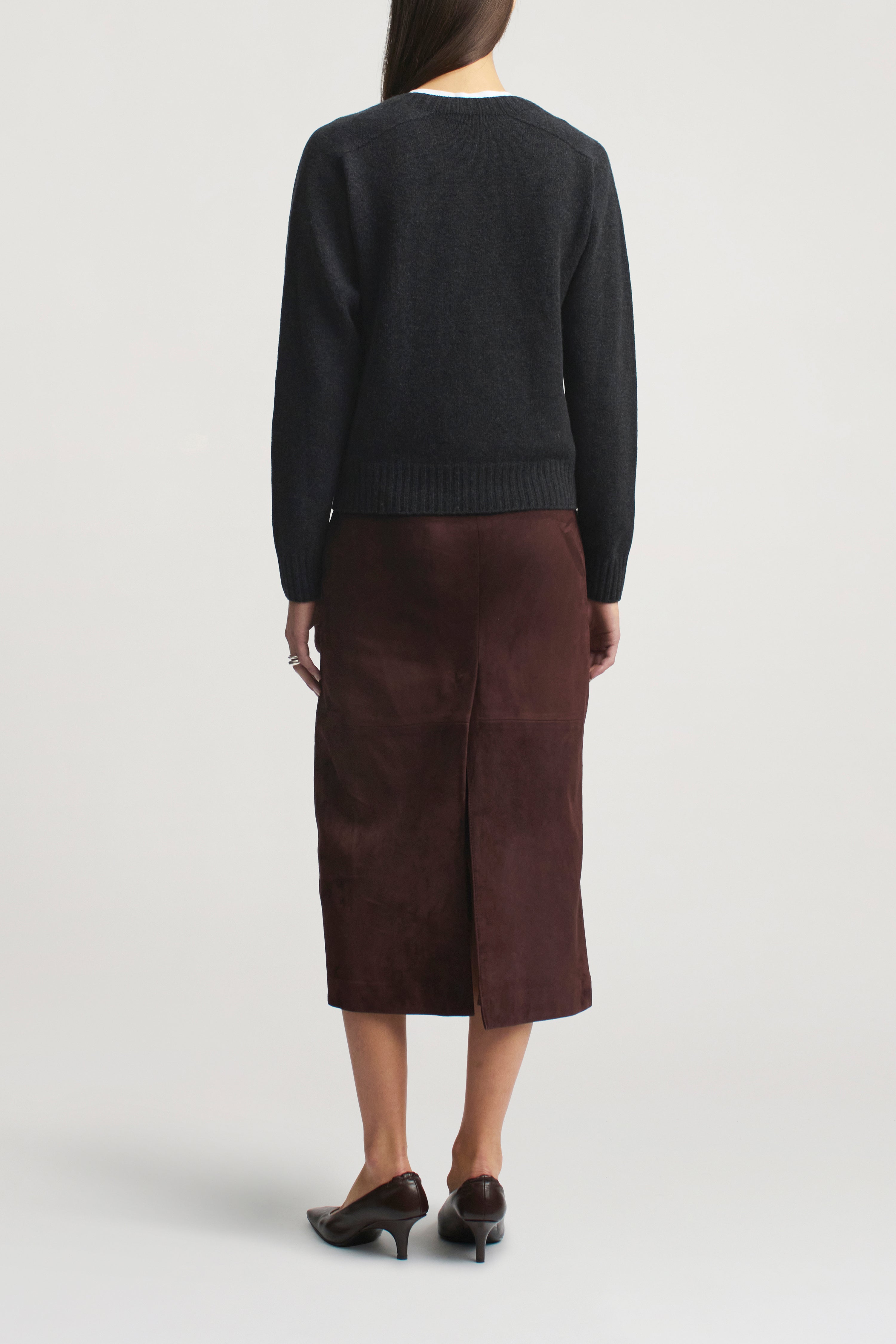 Nina Seamless Crewneck in Cashmere Wool