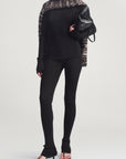 Jaxon Legging in Superfine Pointelle