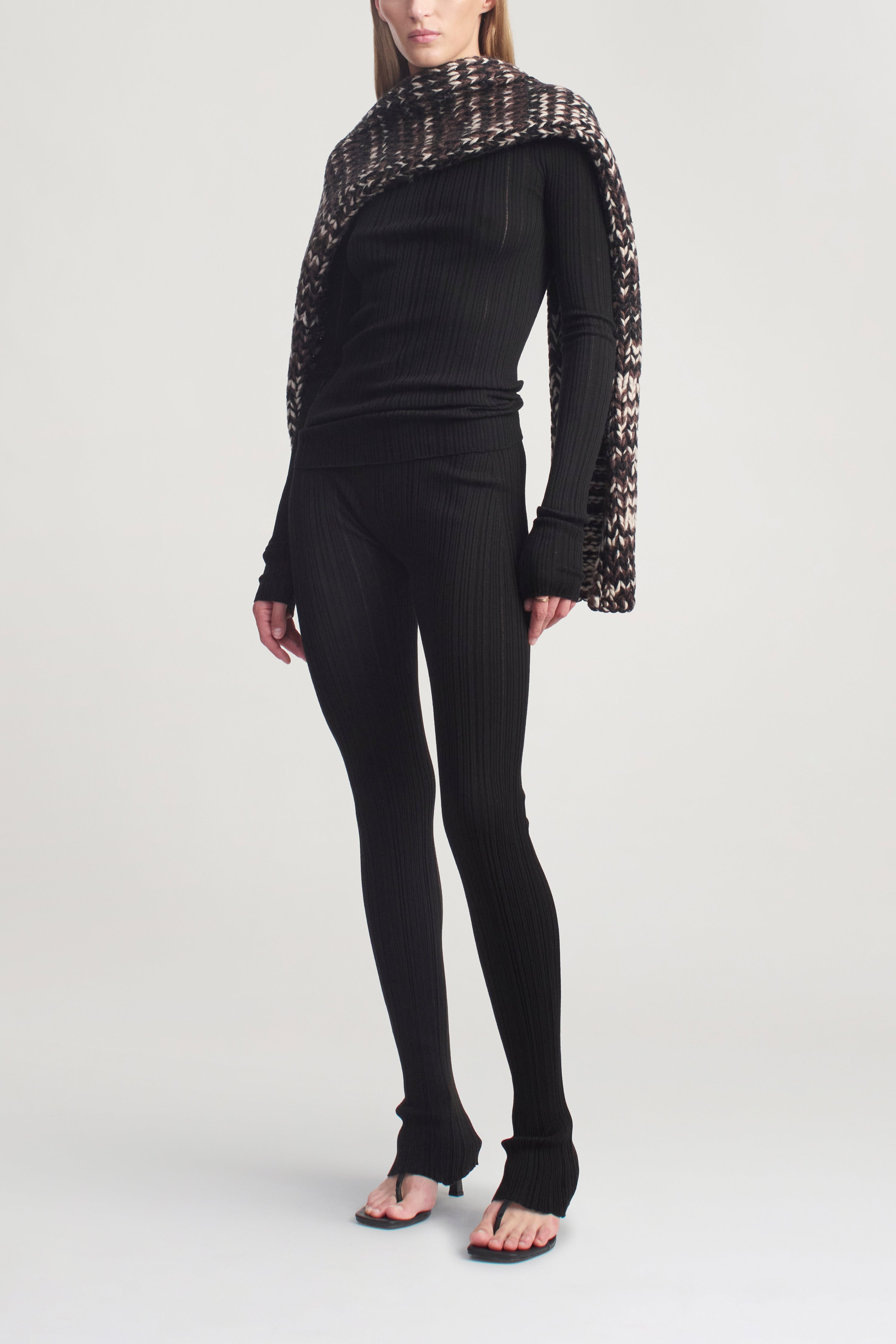 Jaxon Legging in Superfine Pointelle