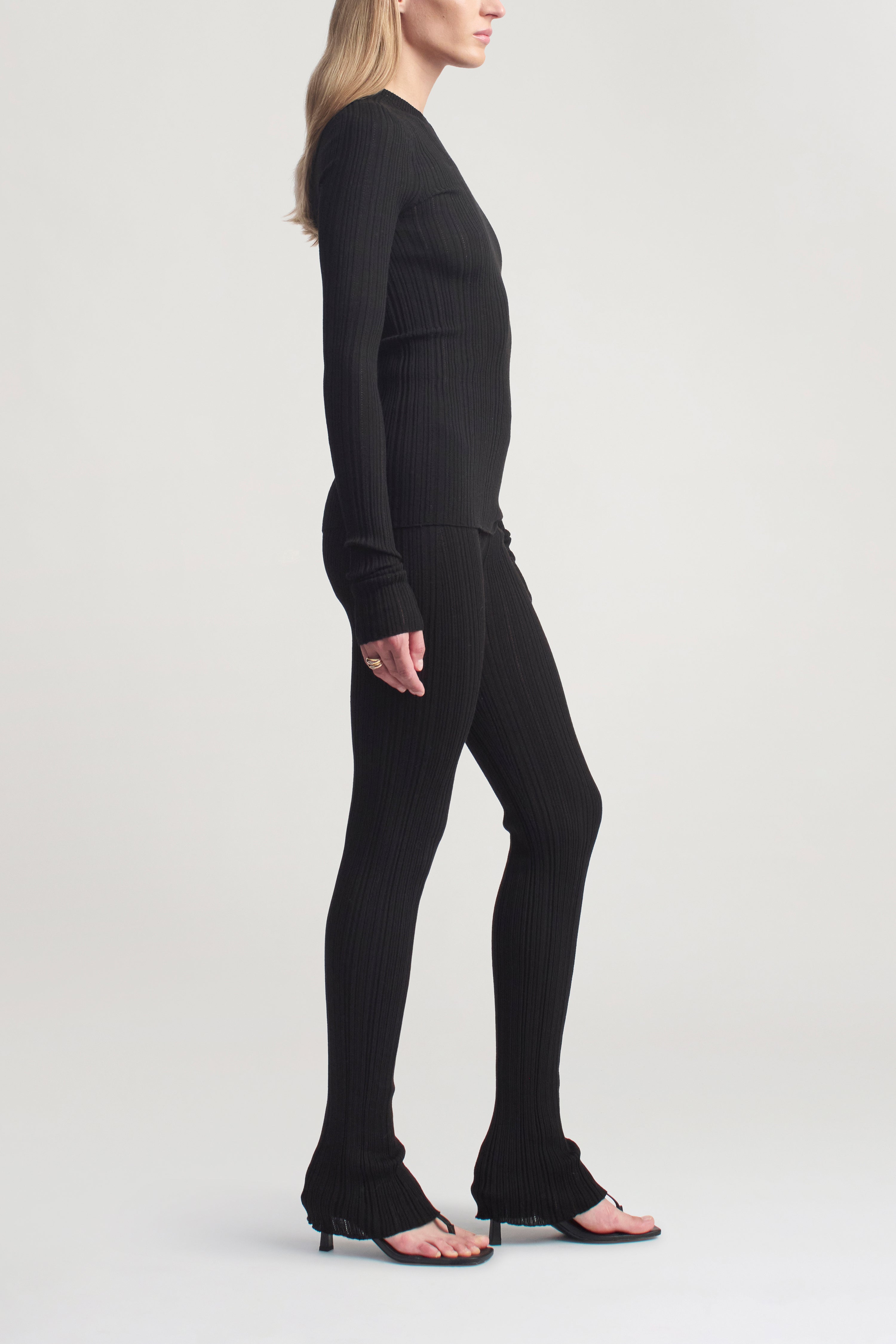 Jaxon Legging in Superfine Pointelle