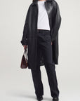 Lucien Car Coat in Leather