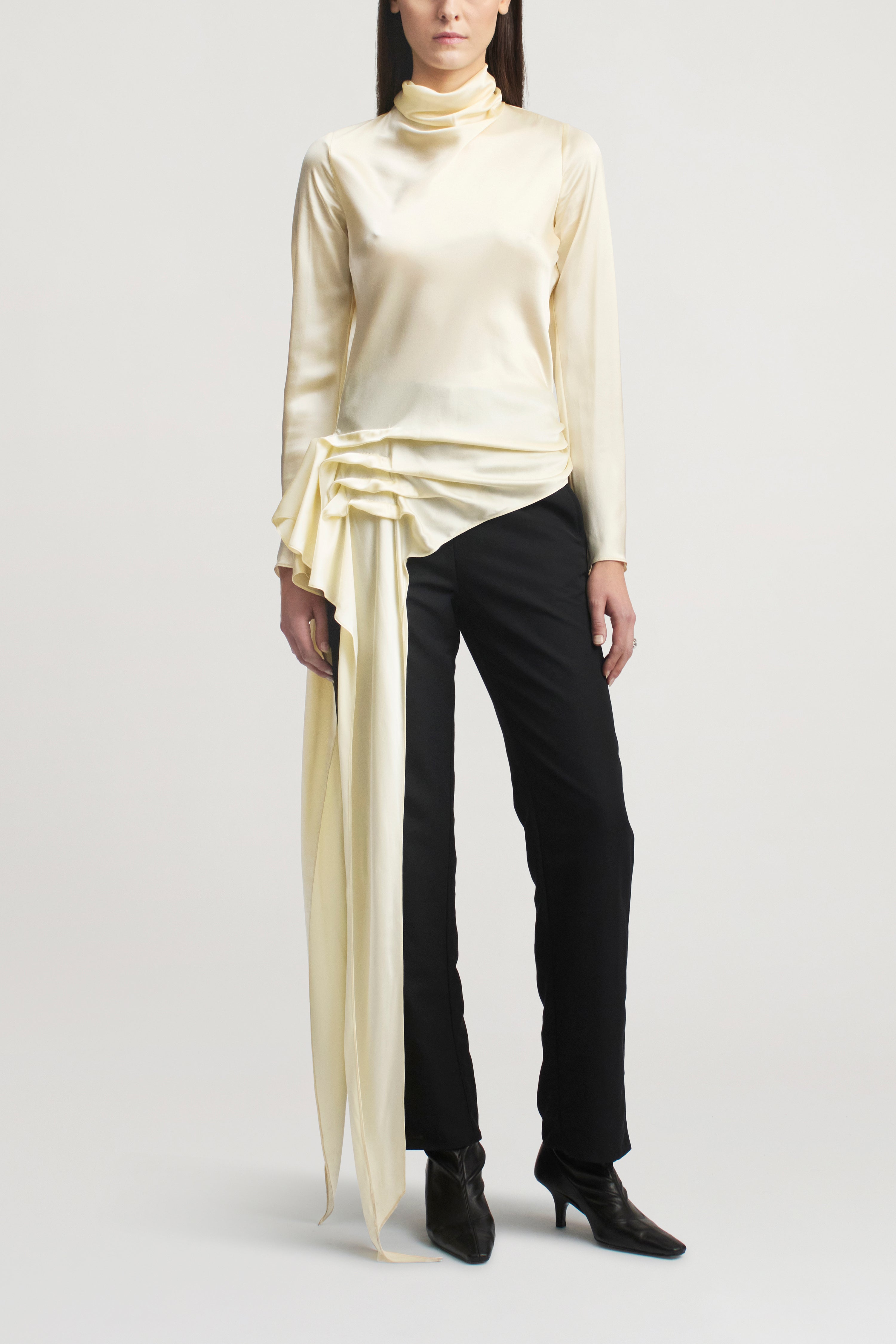 Ornella Blouse in Silk Charmeuse