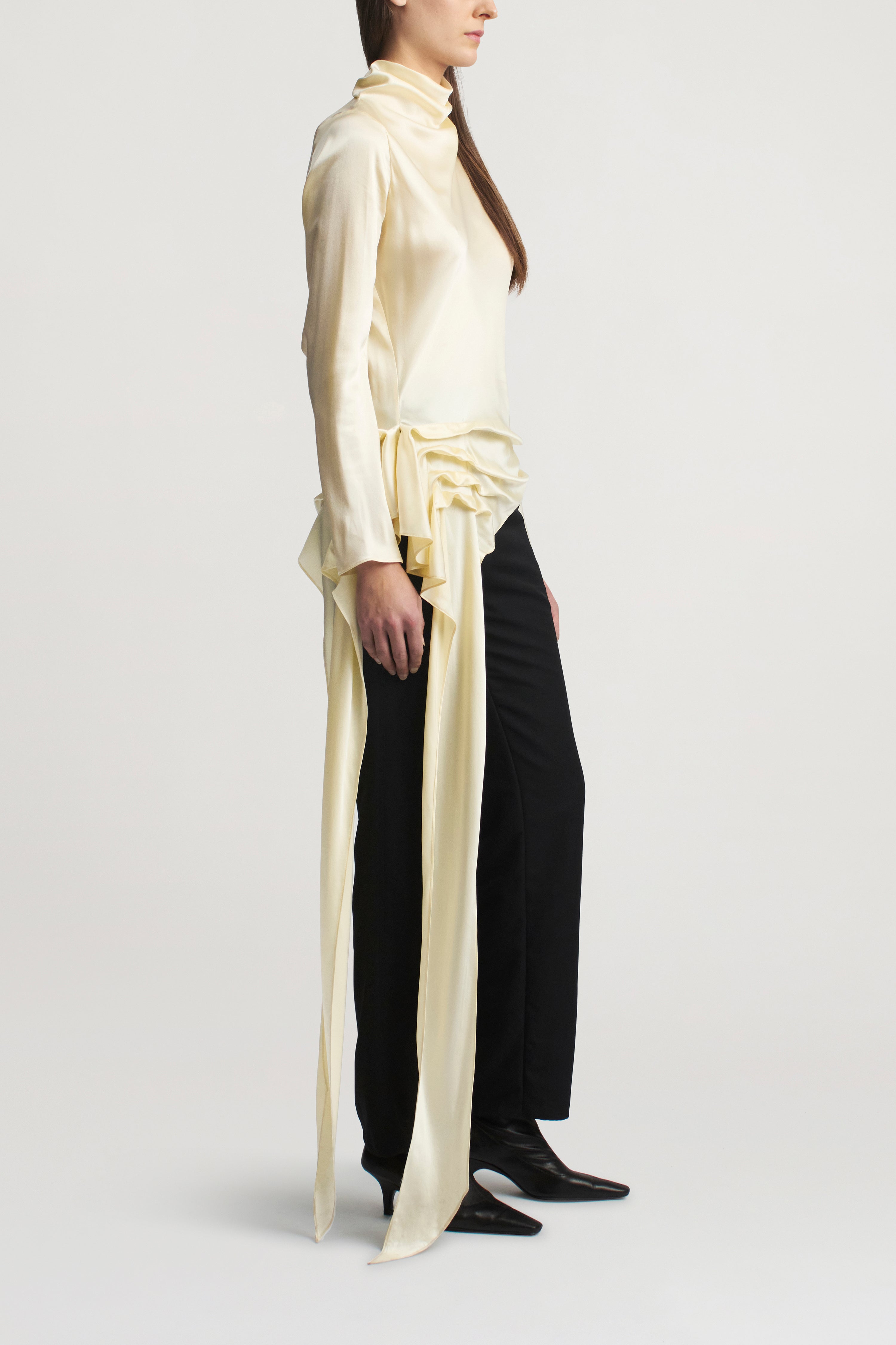 Ornella Blouse in Silk Charmeuse