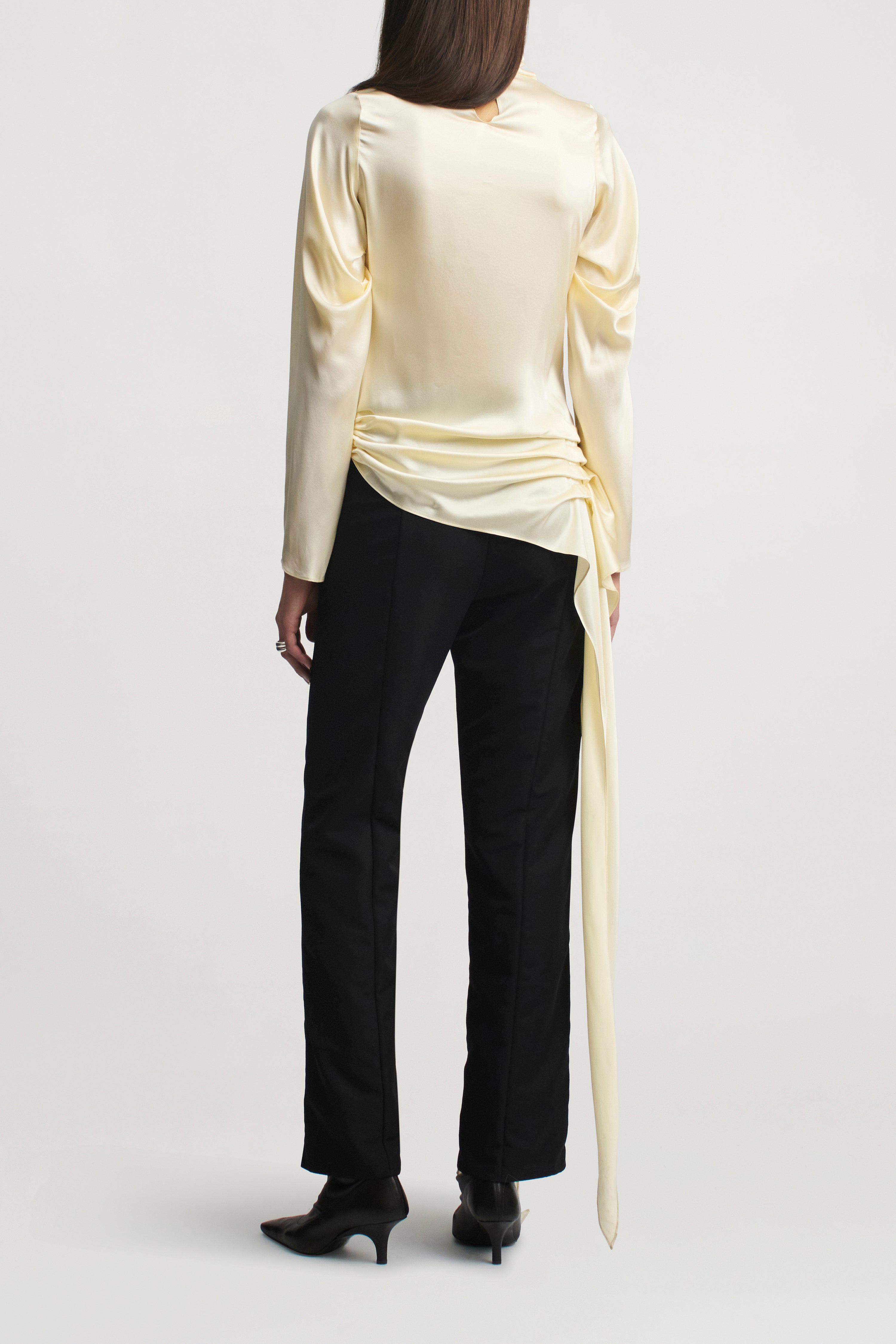 Nadja Trouser in Wool Gazar