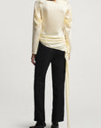 Nadja Trouser in Wool Gazar