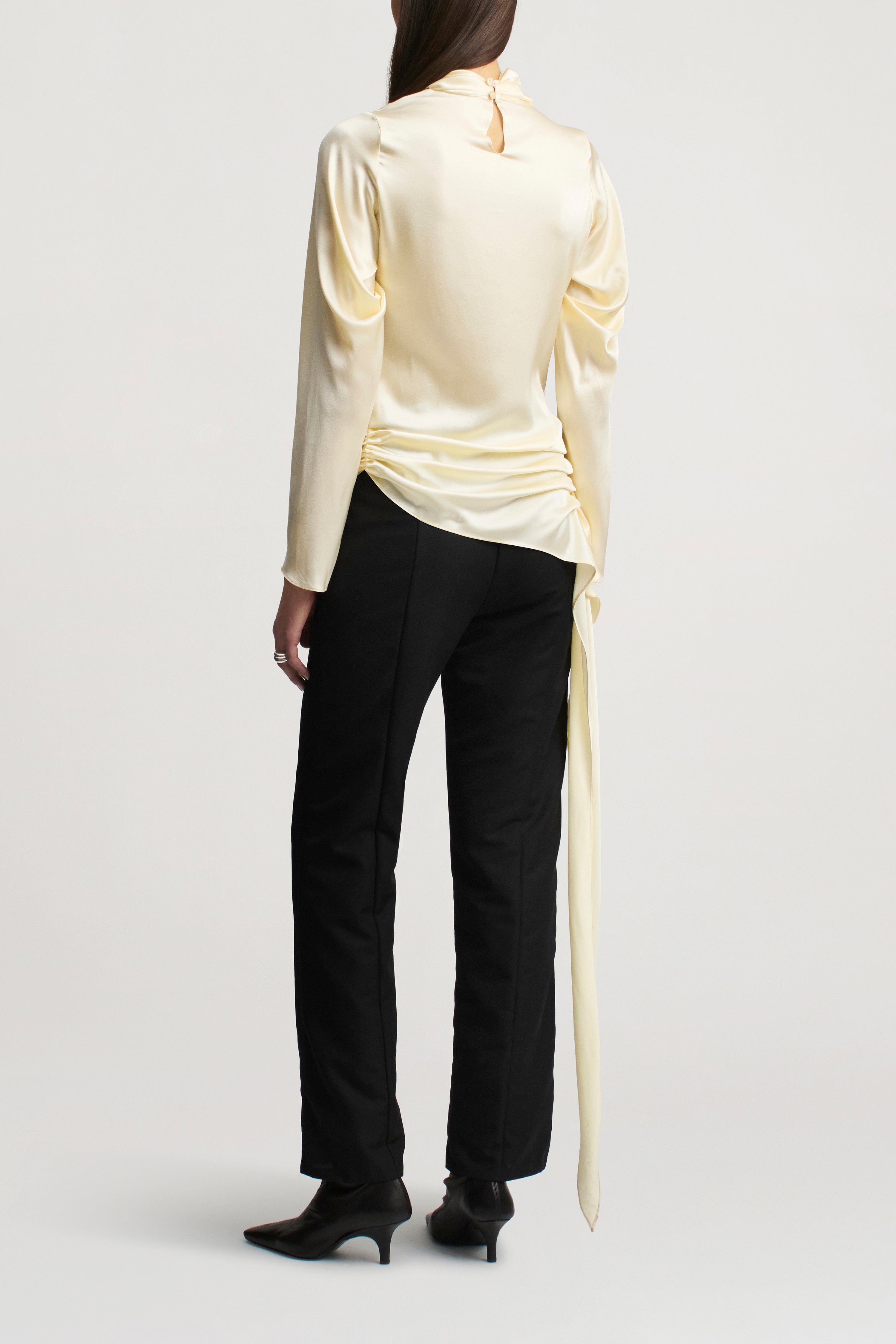 Ornella Blouse in Silk Charmeuse
