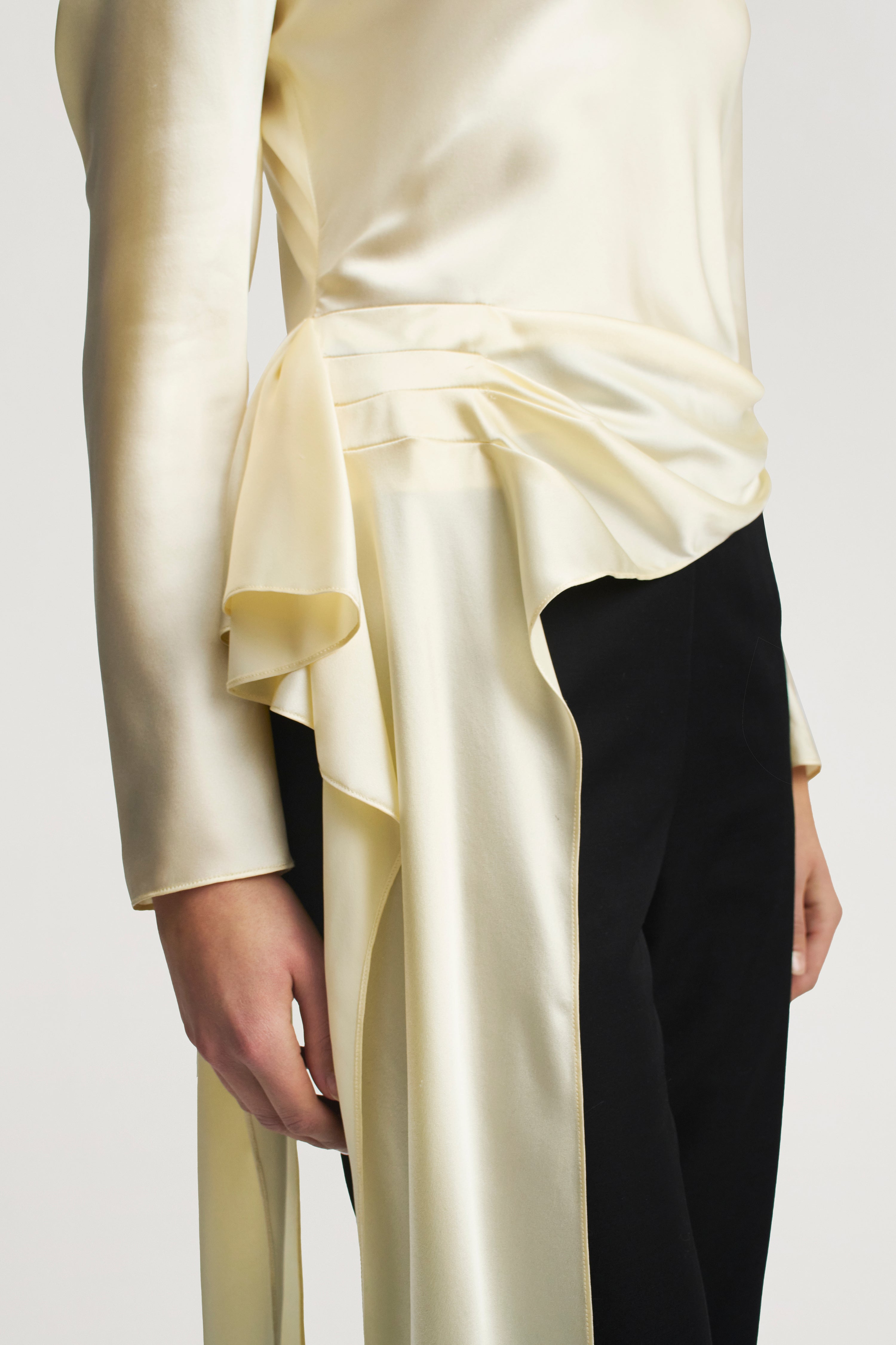 Ornella Blouse in Silk Charmeuse