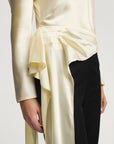 Ornella Blouse in Silk Charmeuse