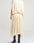 Rayna Drop Waist Dress in Silk Charmeuse