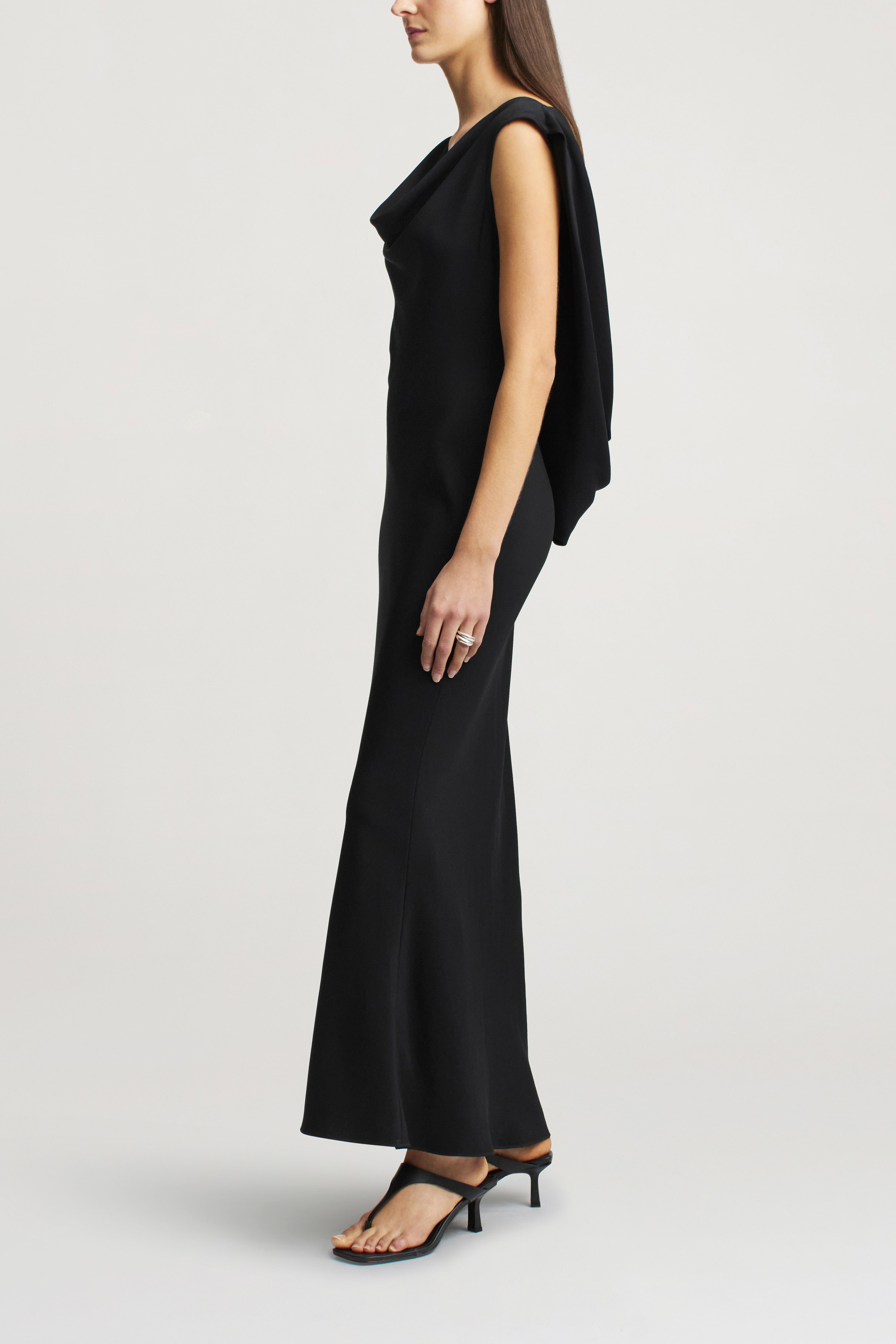 Gilda Bias Dress in Viscose Cady