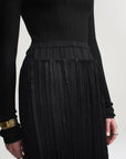 Hurley Skirt in Satin Plisse