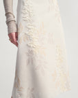 Beck A-line Skirt in Eyelash Jacquard