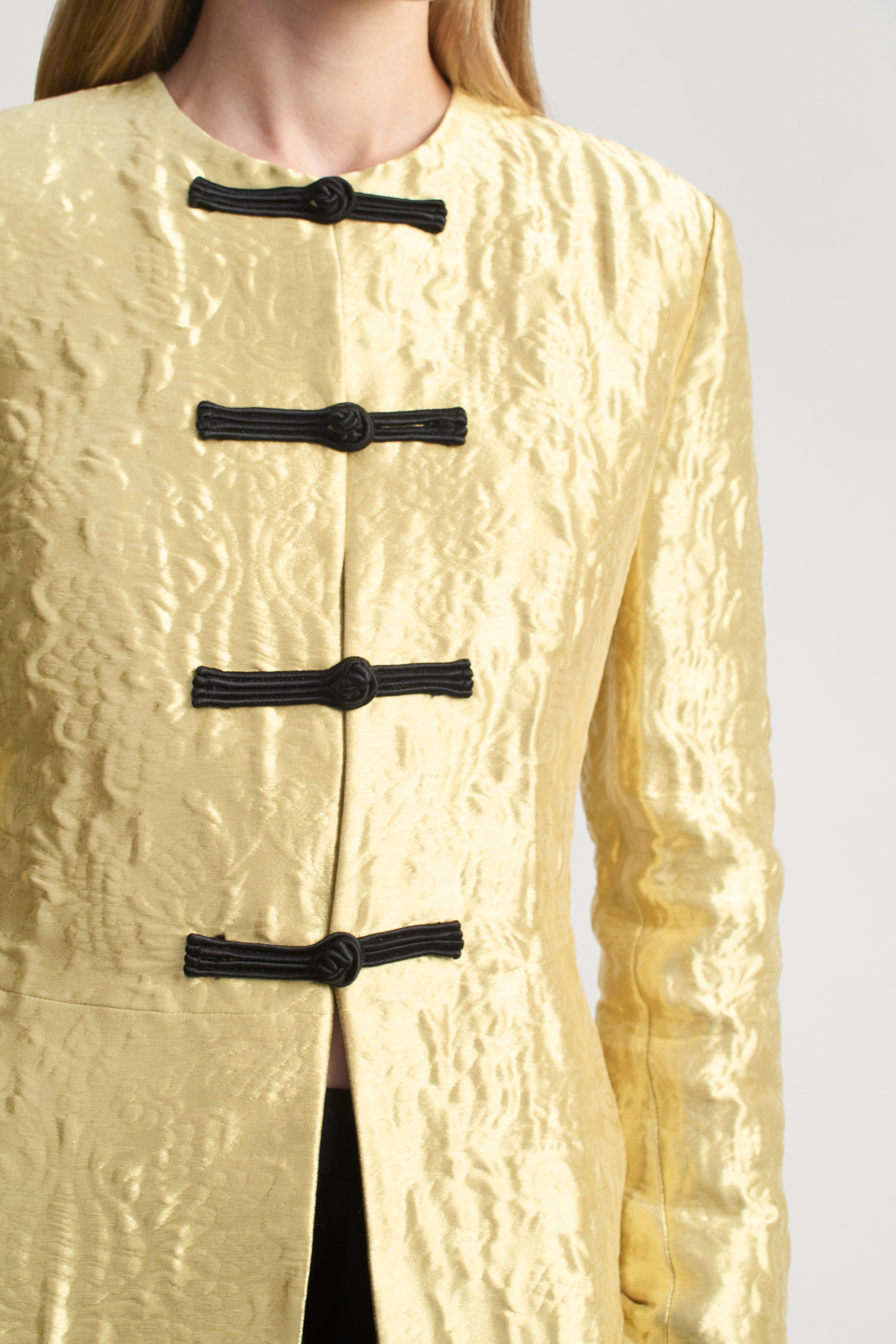 Tilda Jacket in Gilded Jacquard
