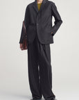 James Jacket in Wool Flannel