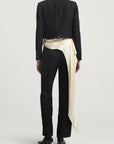 Astrid Cropped Blazer in Wool Gazar