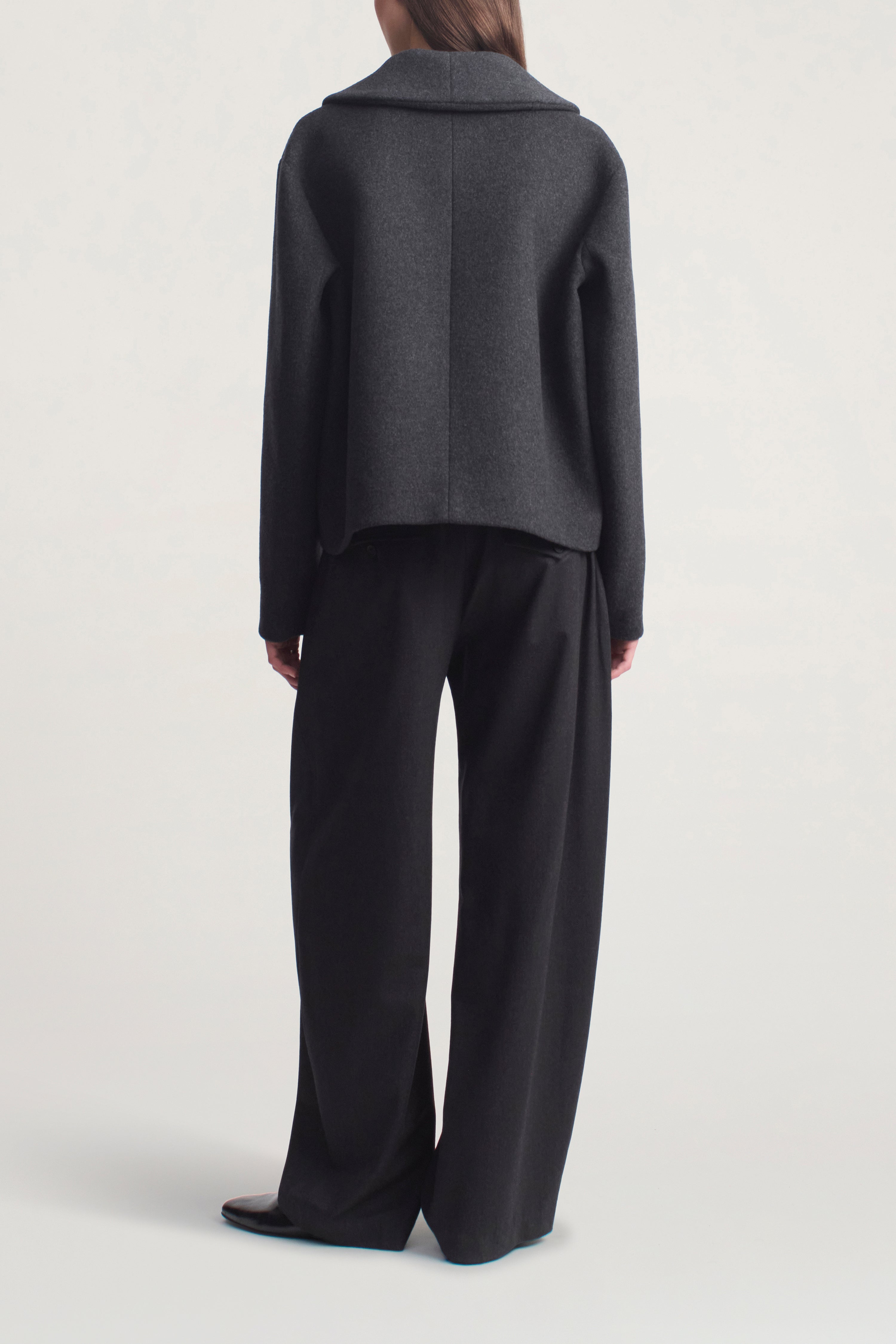 Marlie Shawl Jacket in Virgin Wool