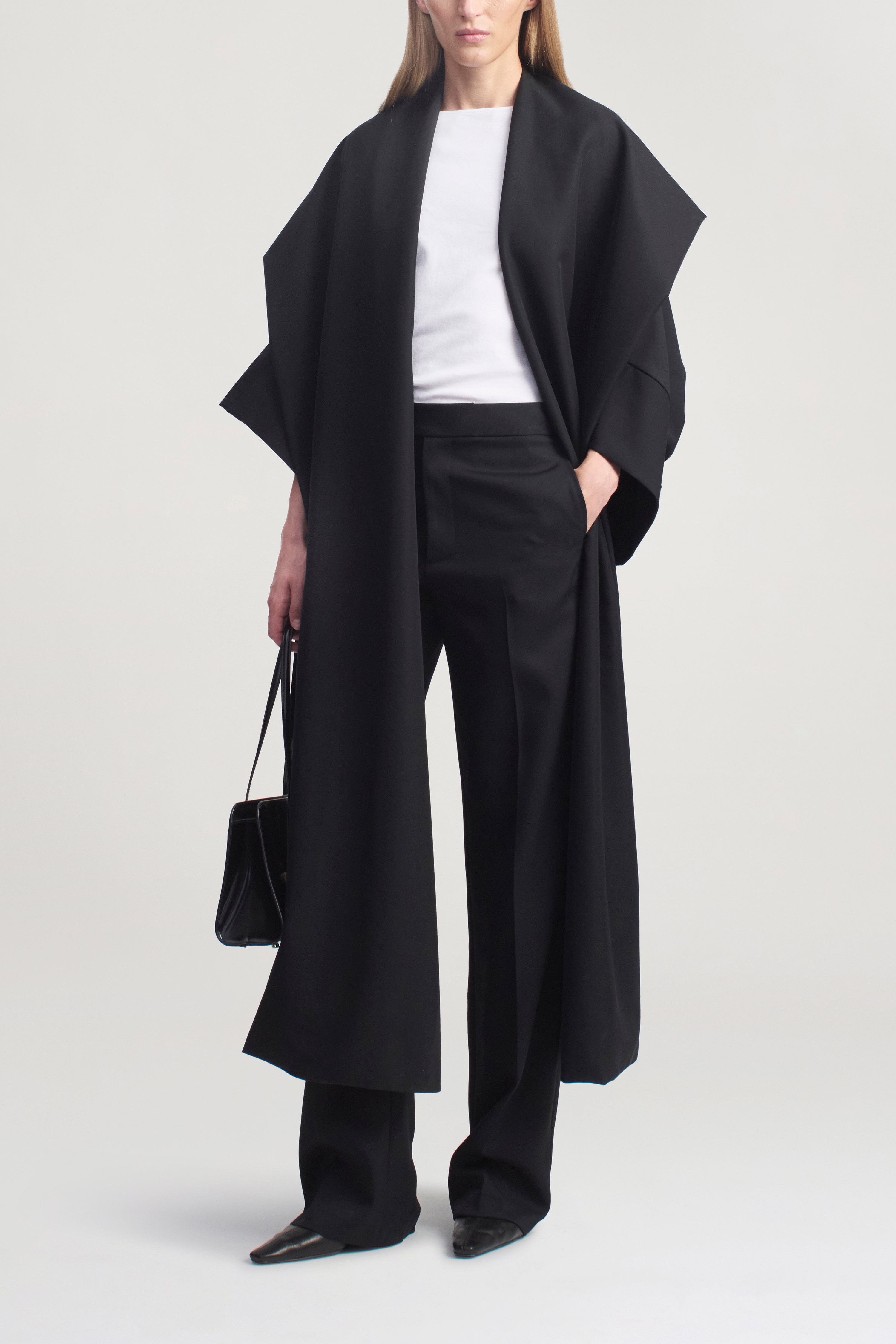 Saba Shrug in Wool Gazar