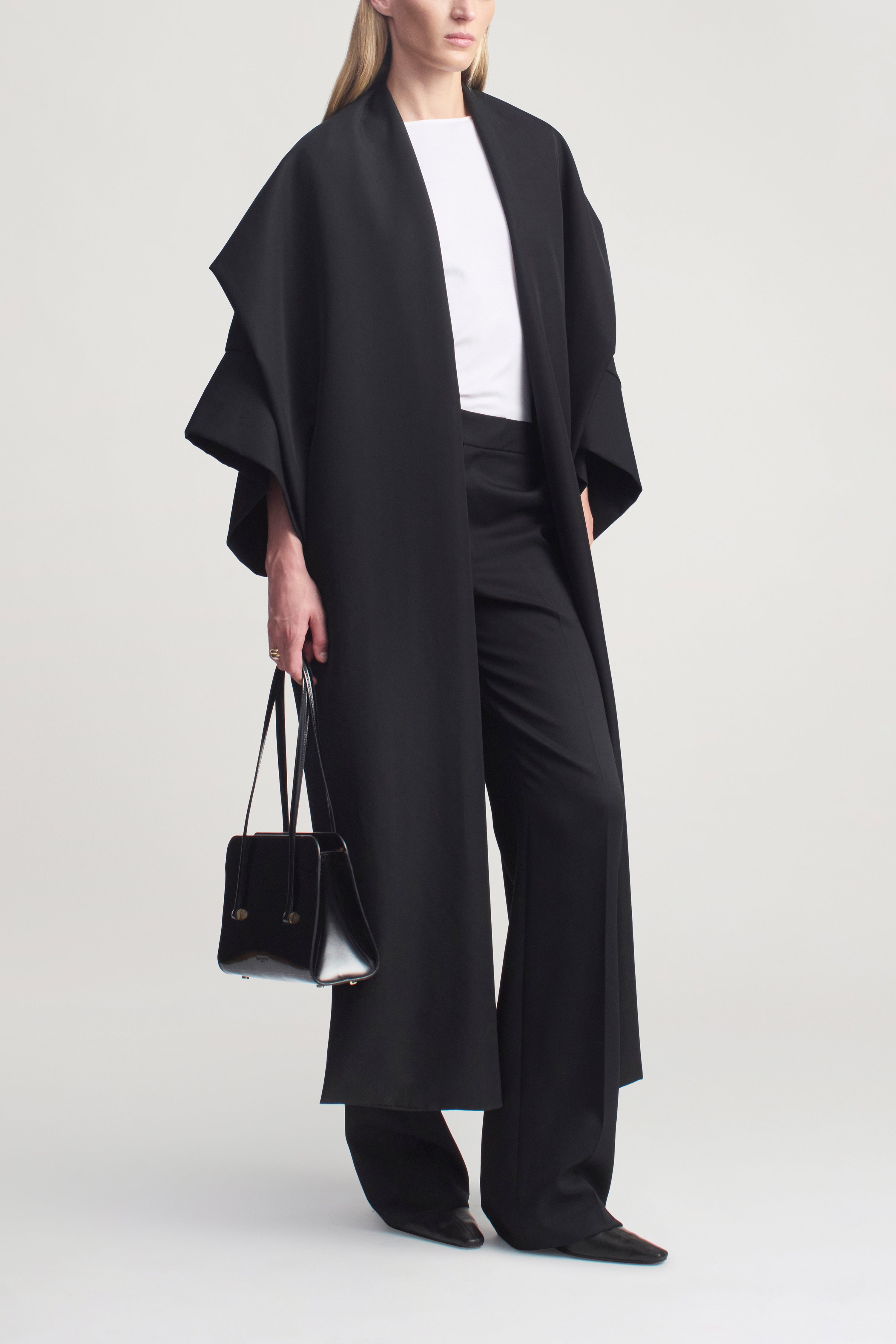 Saba Shrug in Wool Gazar