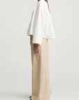 Wesley Drawstring Pant in Vintage Cotton Poplin