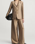 Wesley Drawstring Pant in Summer Silk Wool